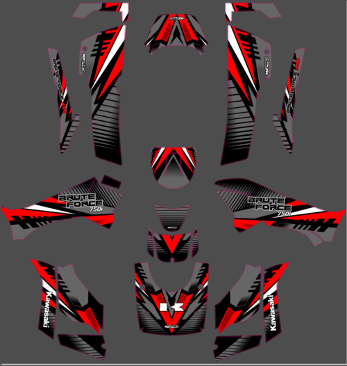 Kawasaki Brute Force 750 2004-2011 (1) Kawasaki Brute Force 750 2004-2011 #1