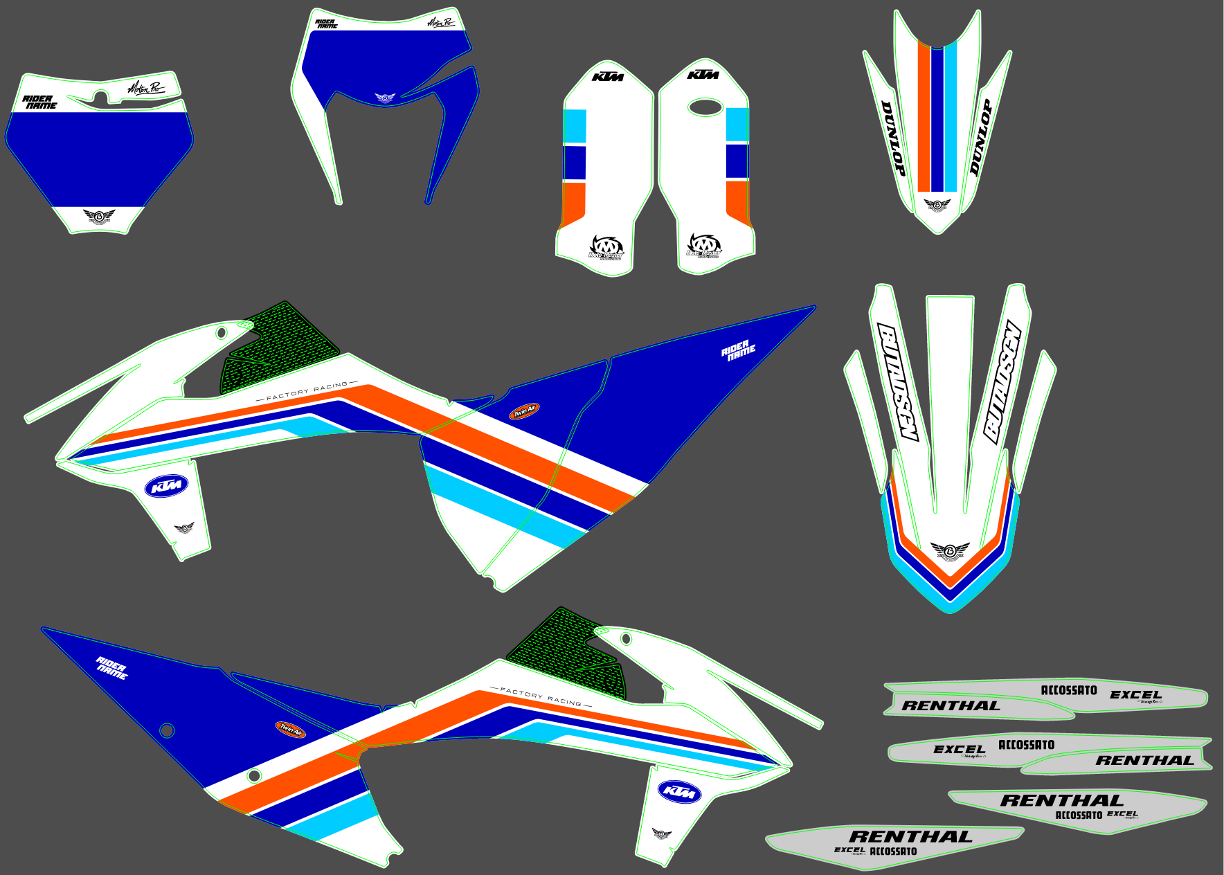 KTM EXC 20-23 #105