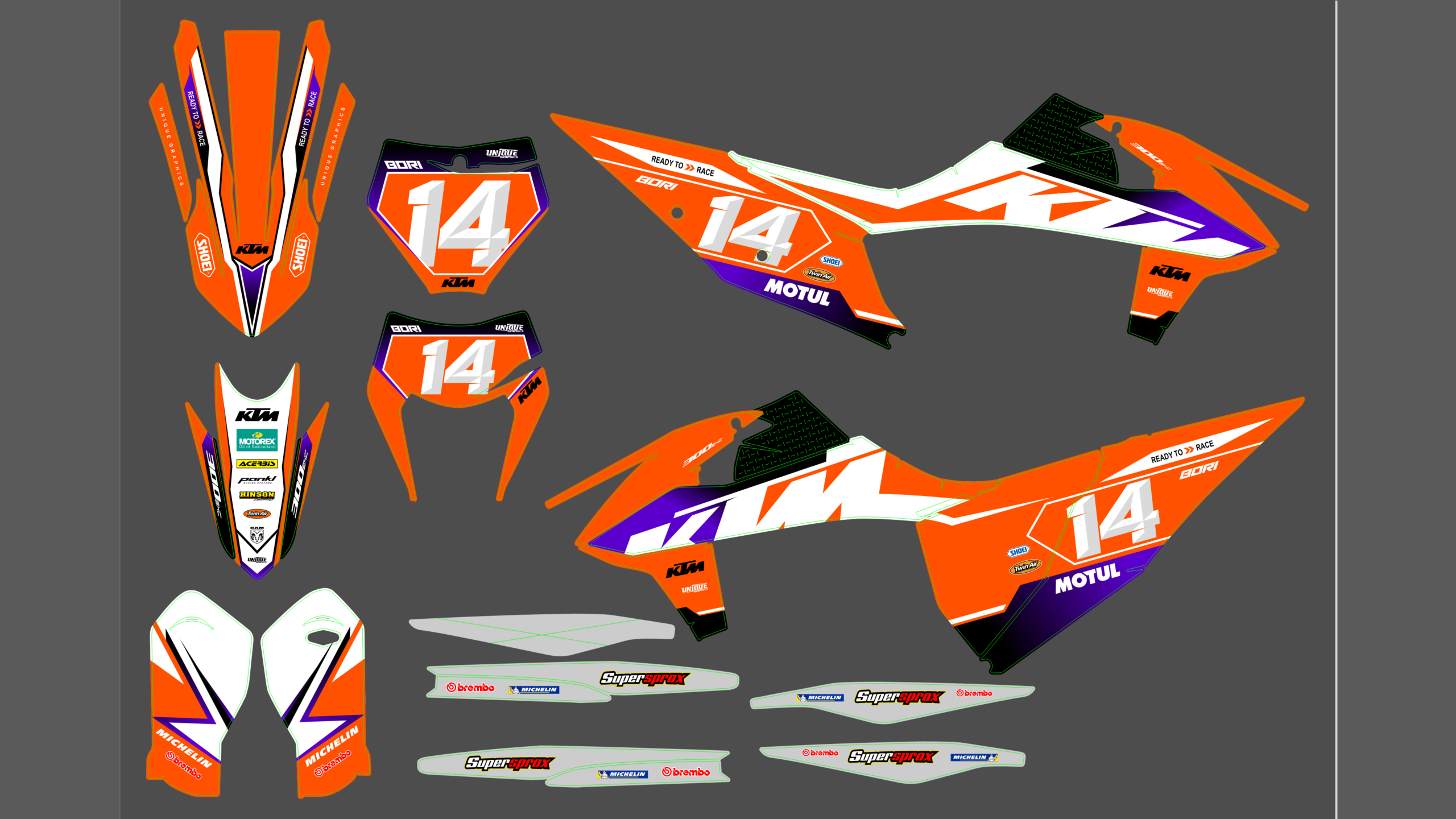 KTM EXC 20-23 #128