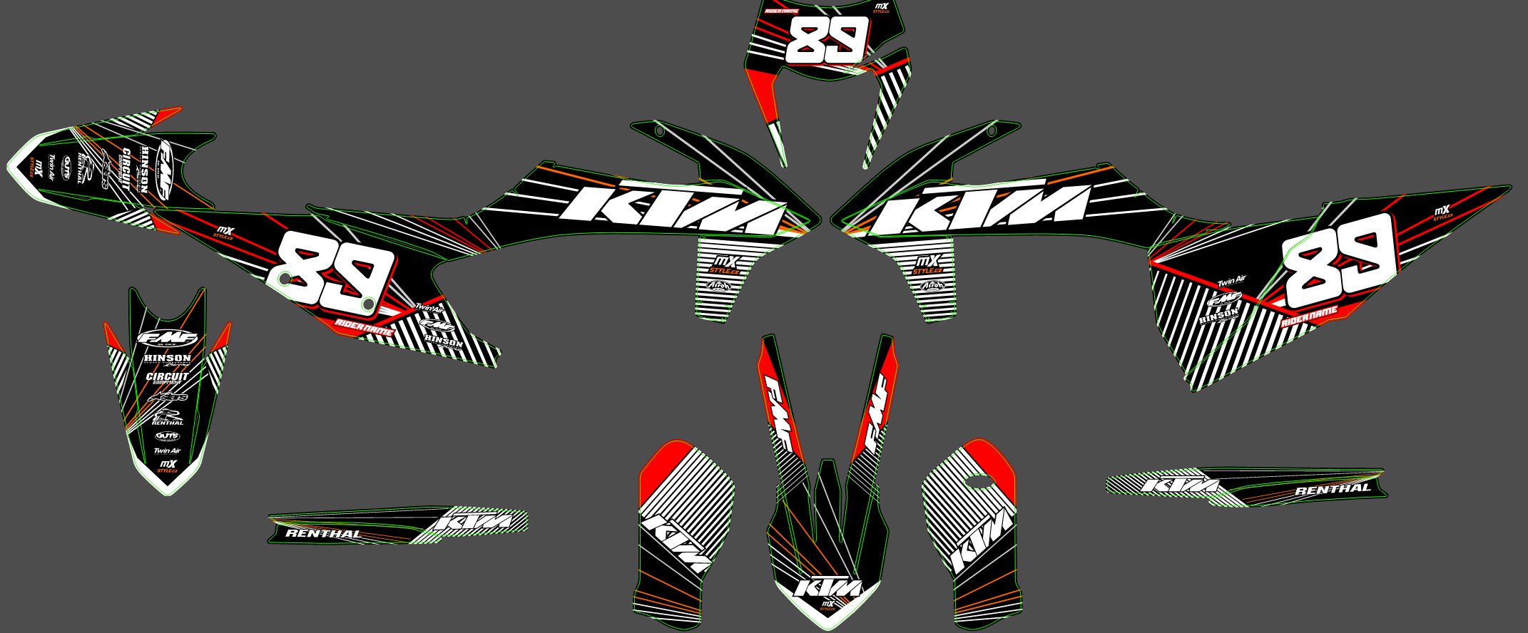 KTM EXC 20-23 #166
