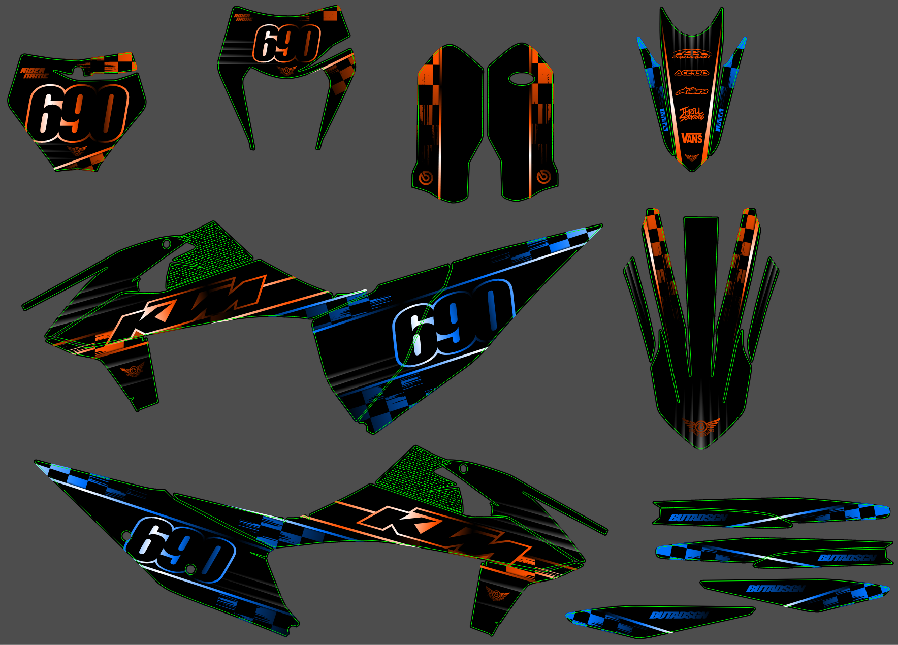 KTM EXC 20-23 #43