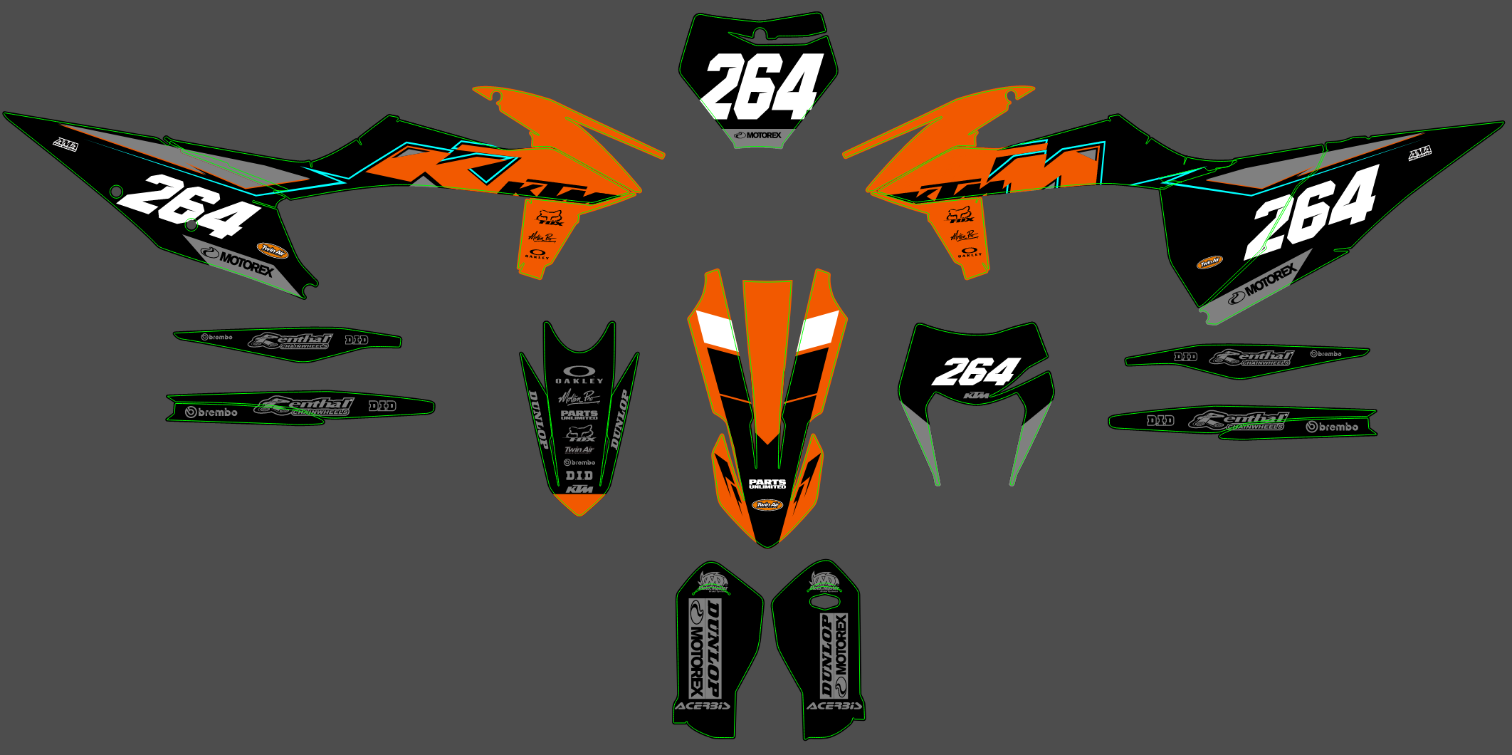 KTM EXC 20-23 #52