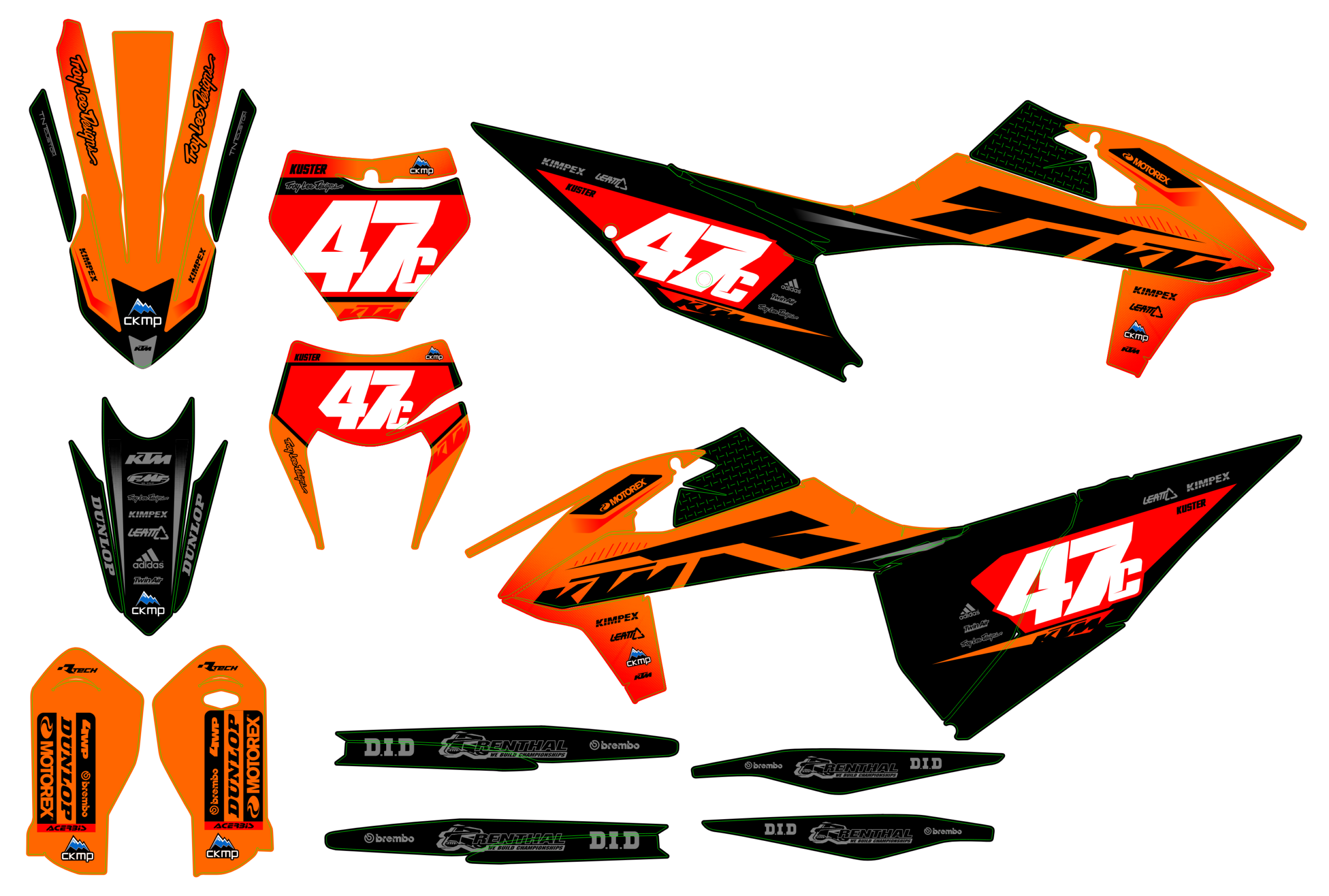 KTM EXC 20-23 #65
