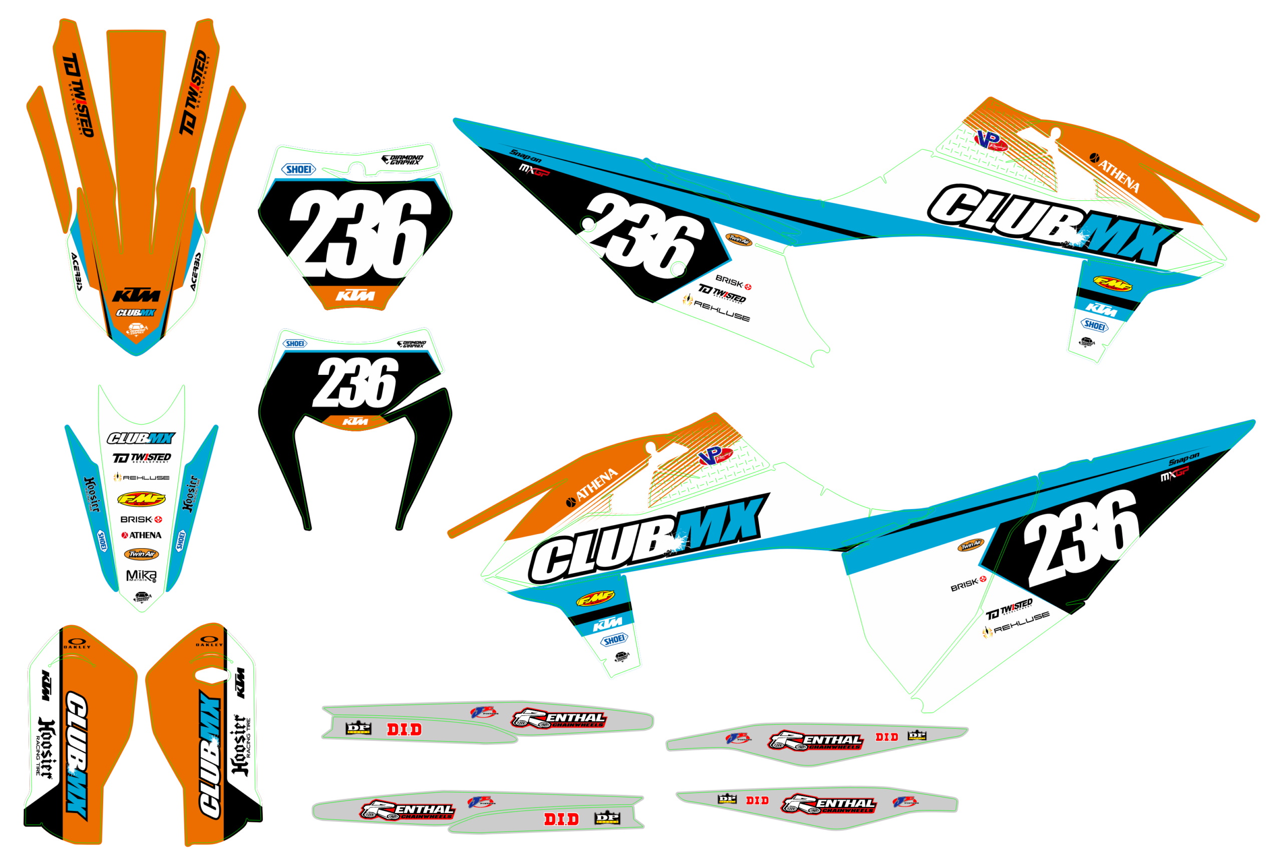 KTM EXC 20-23 #66