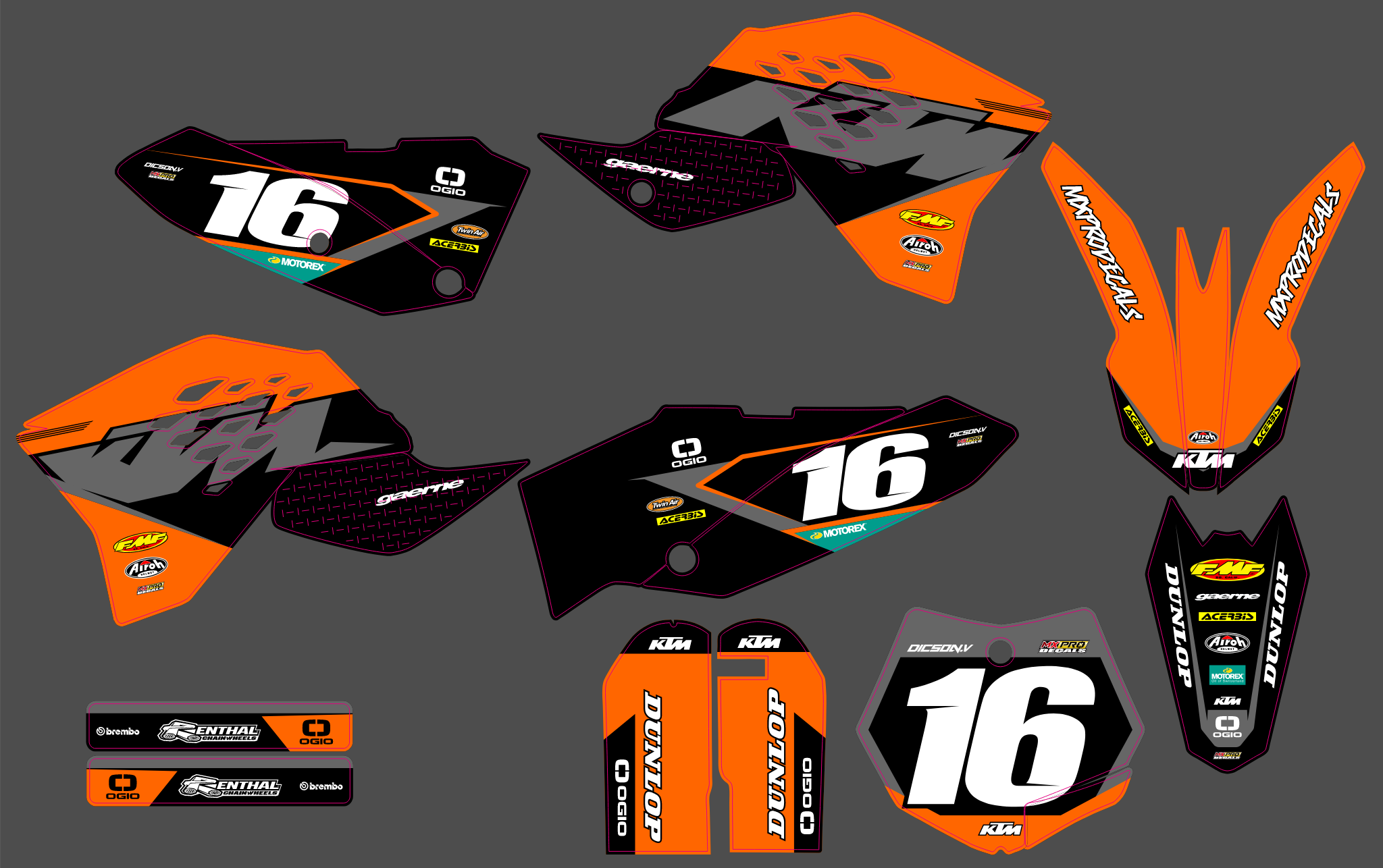 KTM EXC 08-11 #68