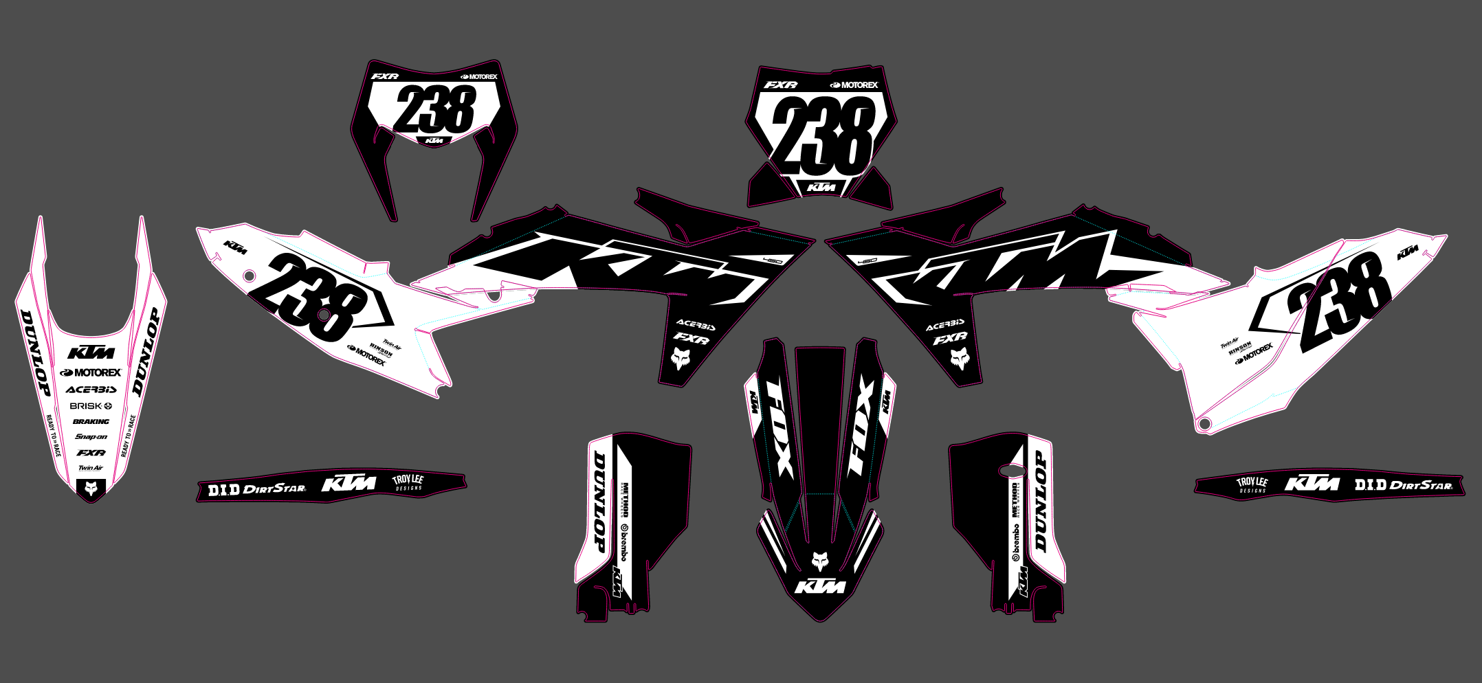 KTM EXC 24-25 #100