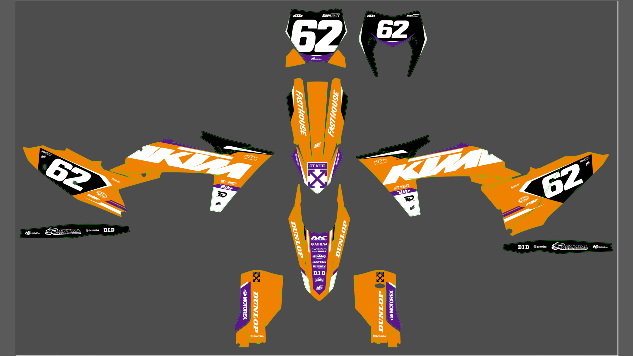 KTM EXC 24-25 #72