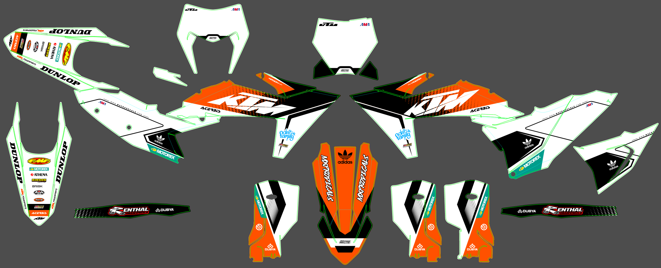 KTM EXC 24-25 #80
