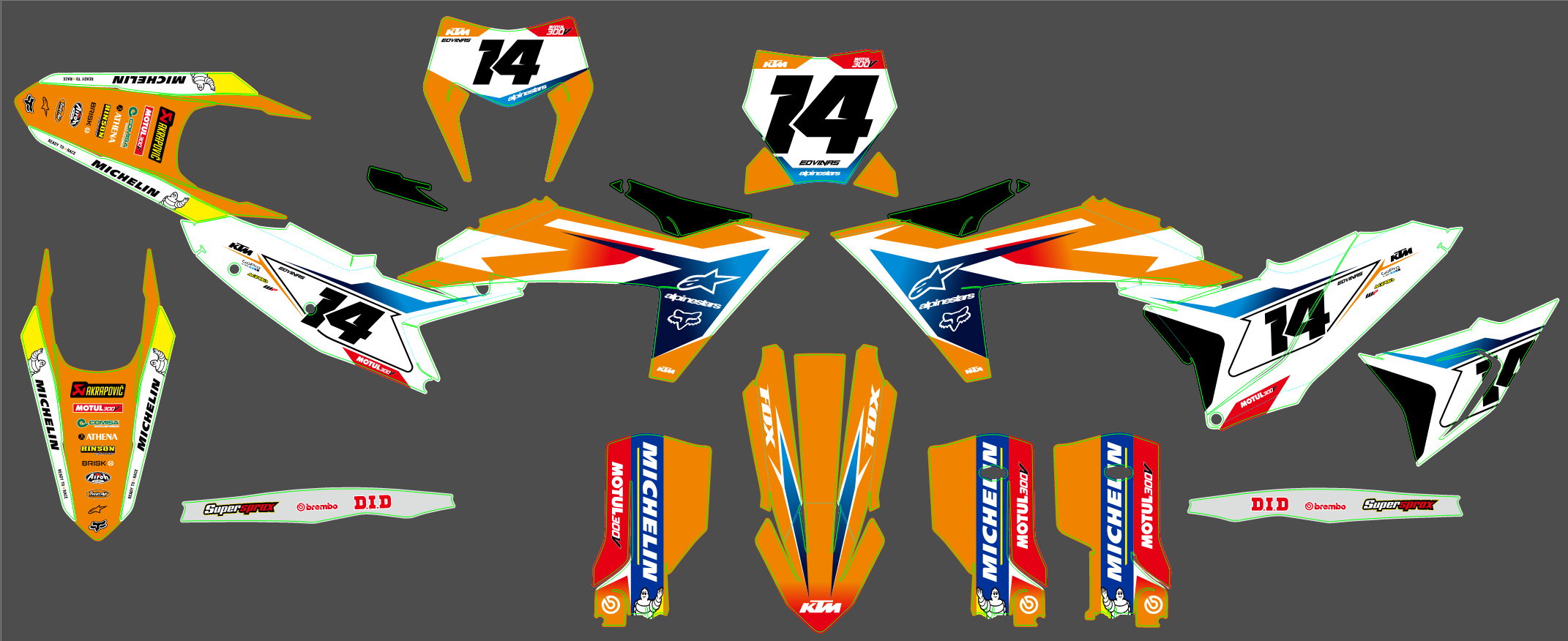 KTM EXC 24-25 #86