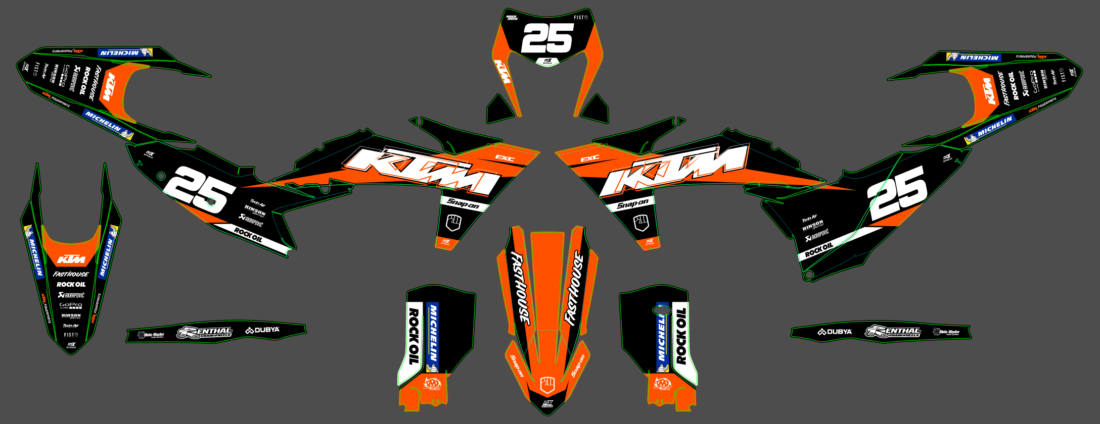 KTM EXC 24-25 #91