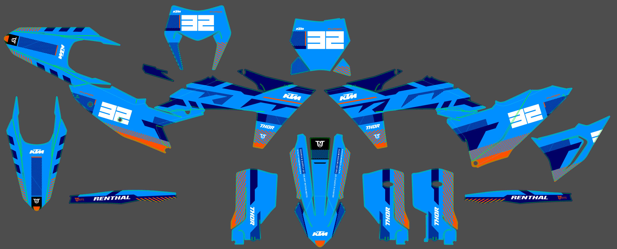 KTM EXC 24-25 #93