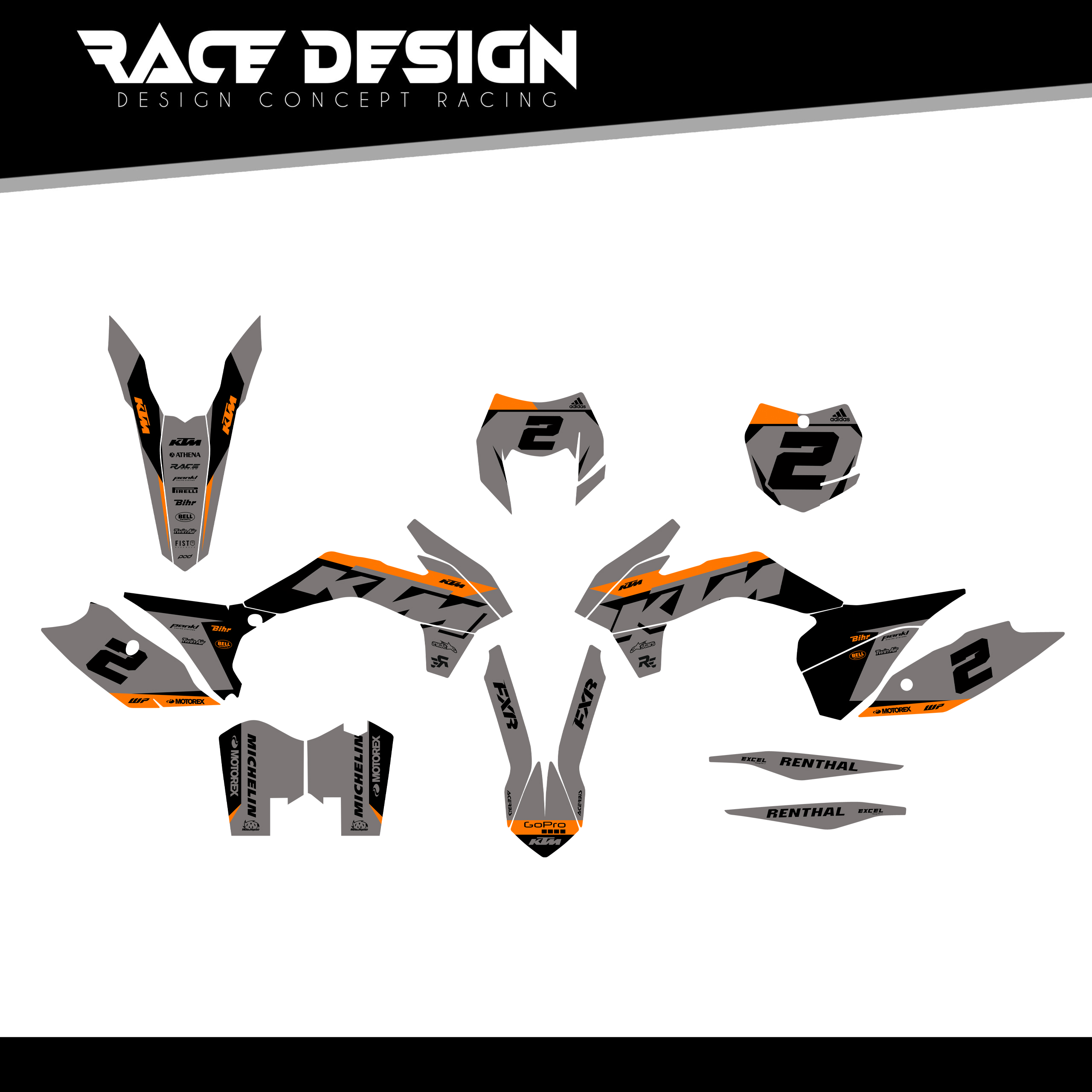 KTM EXC 14-16 #43