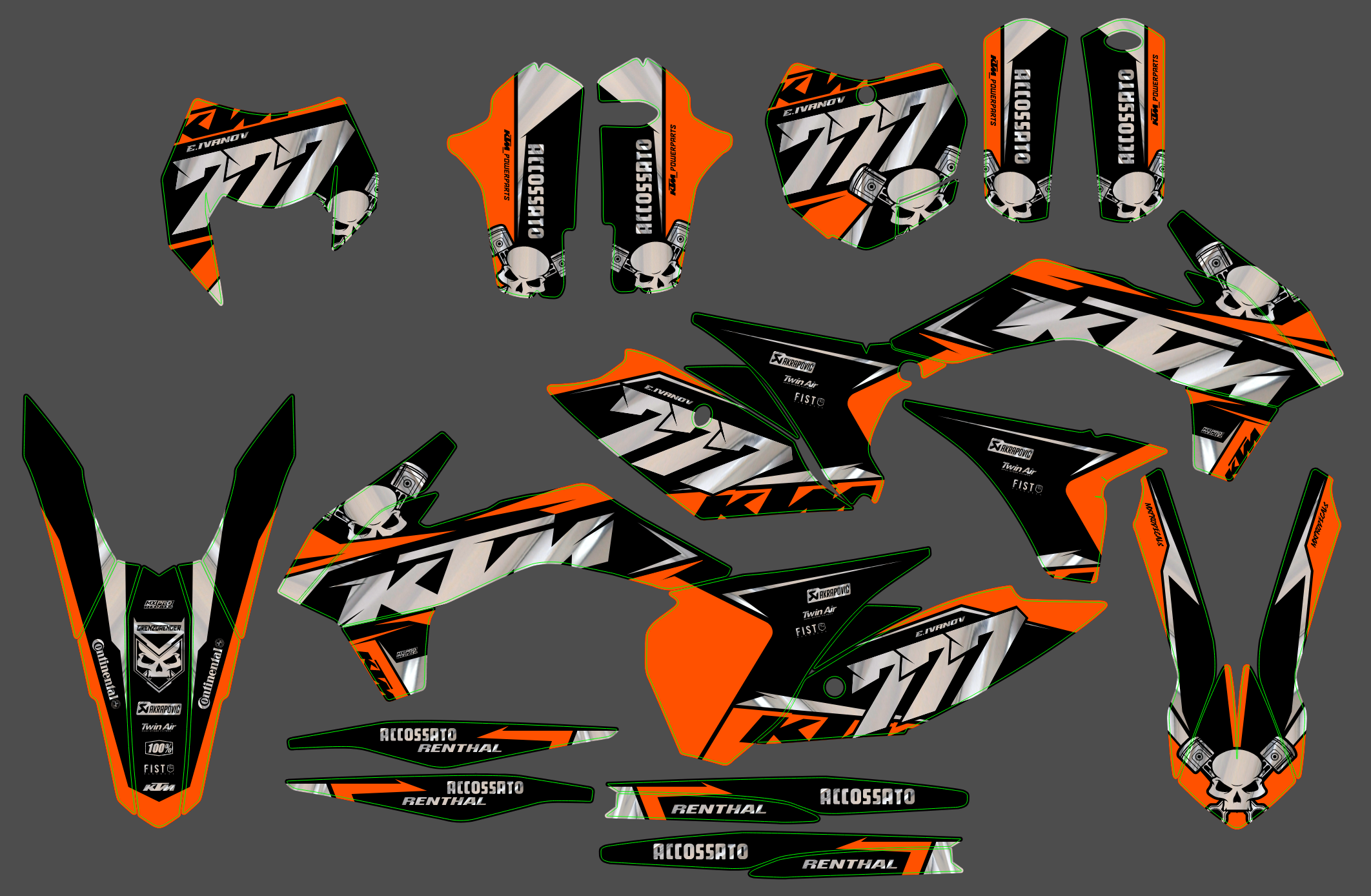 KTM EXC 14-16 #51