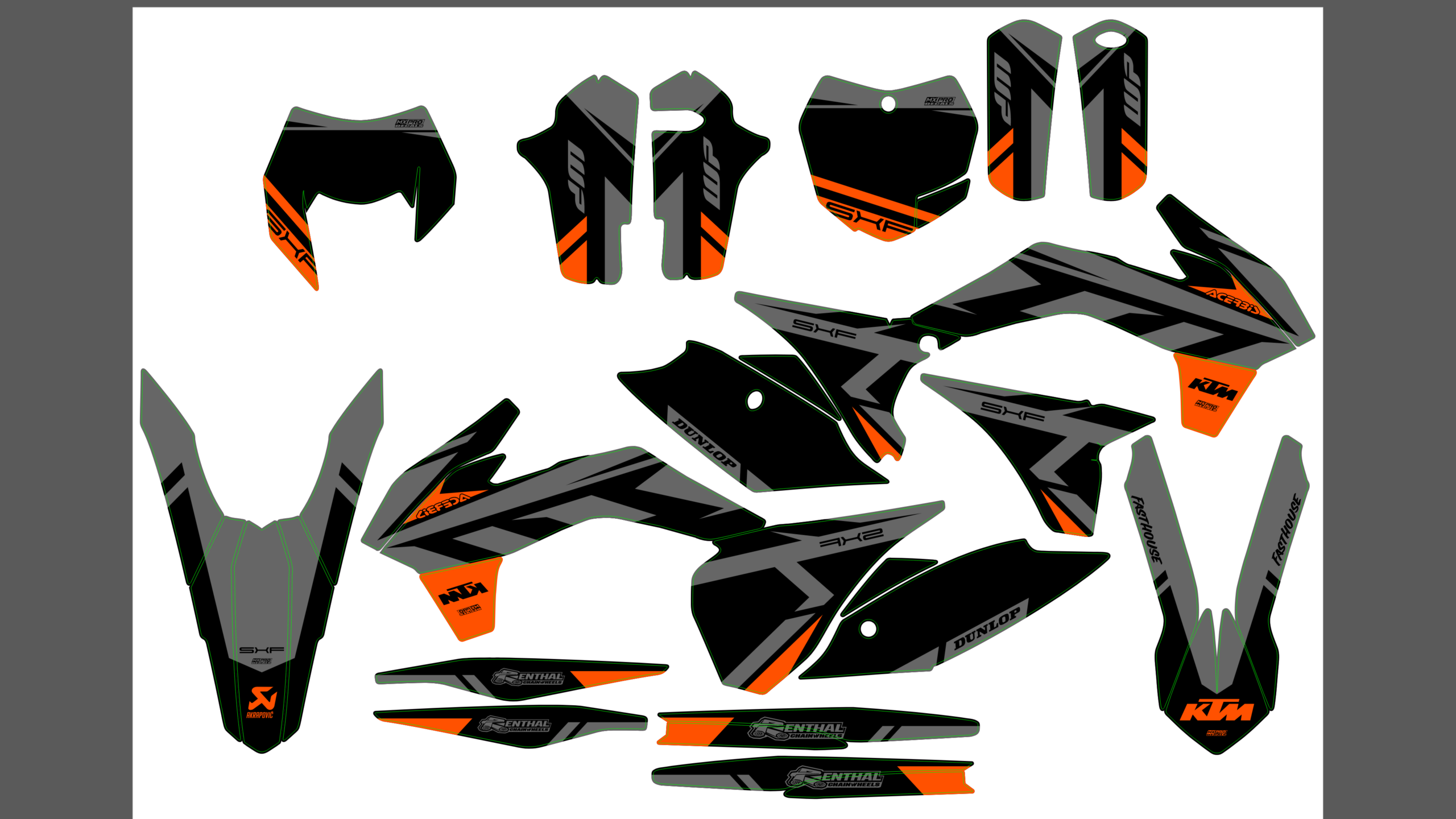 KTM EXC 14-16 #65