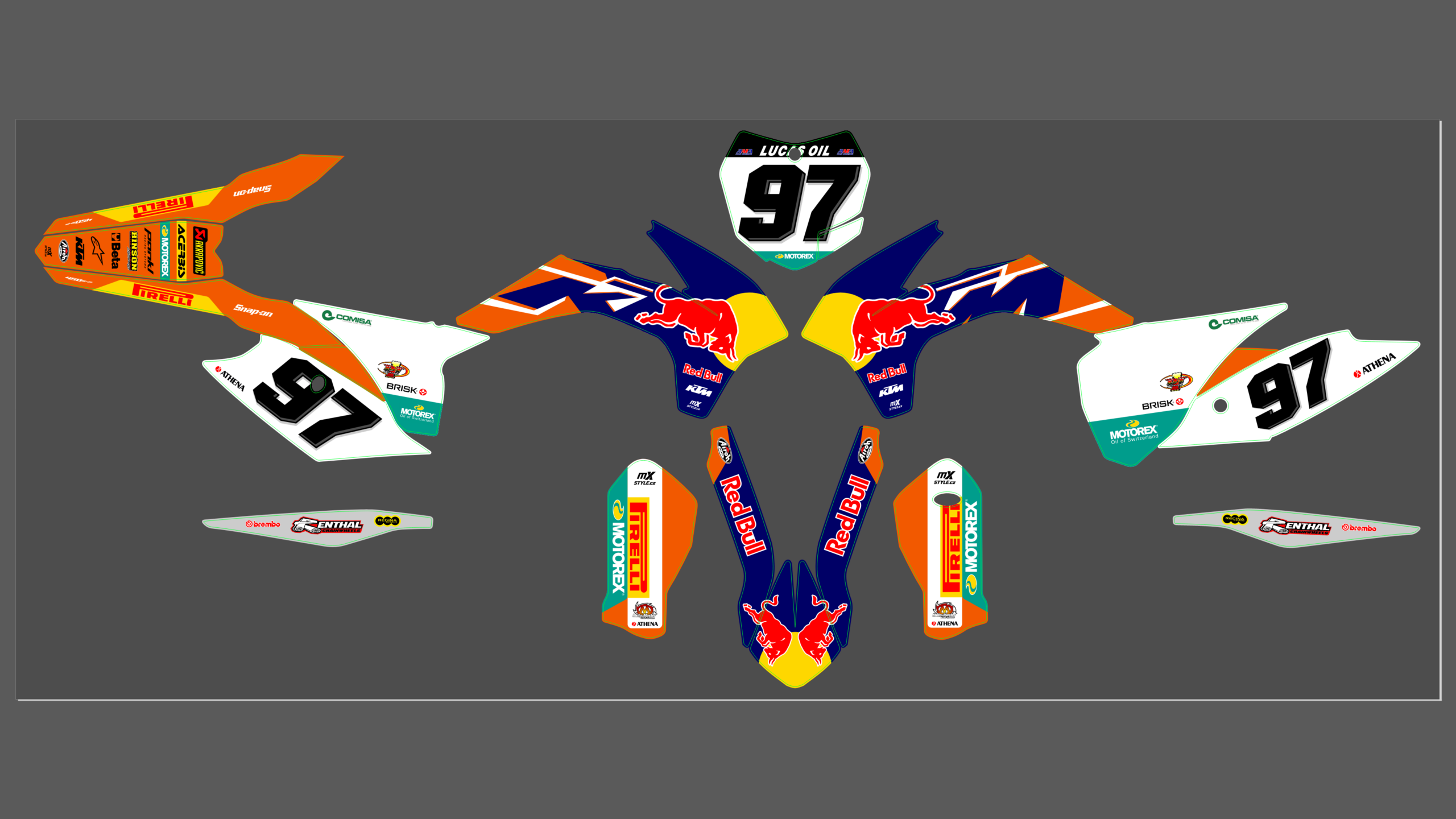 KTM EXC 14-16 #72
