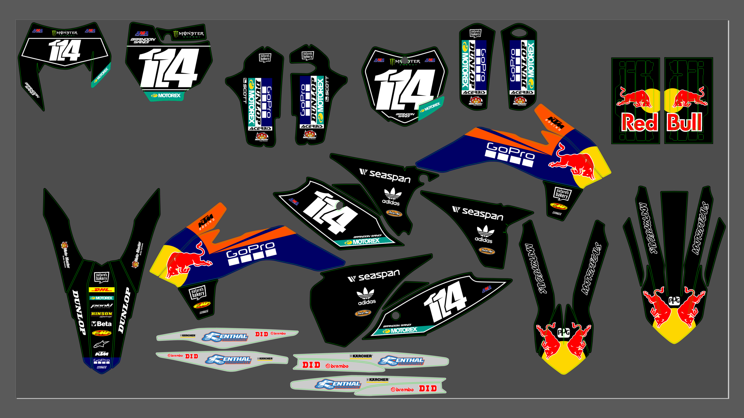 KTM EXC 14-16 #74