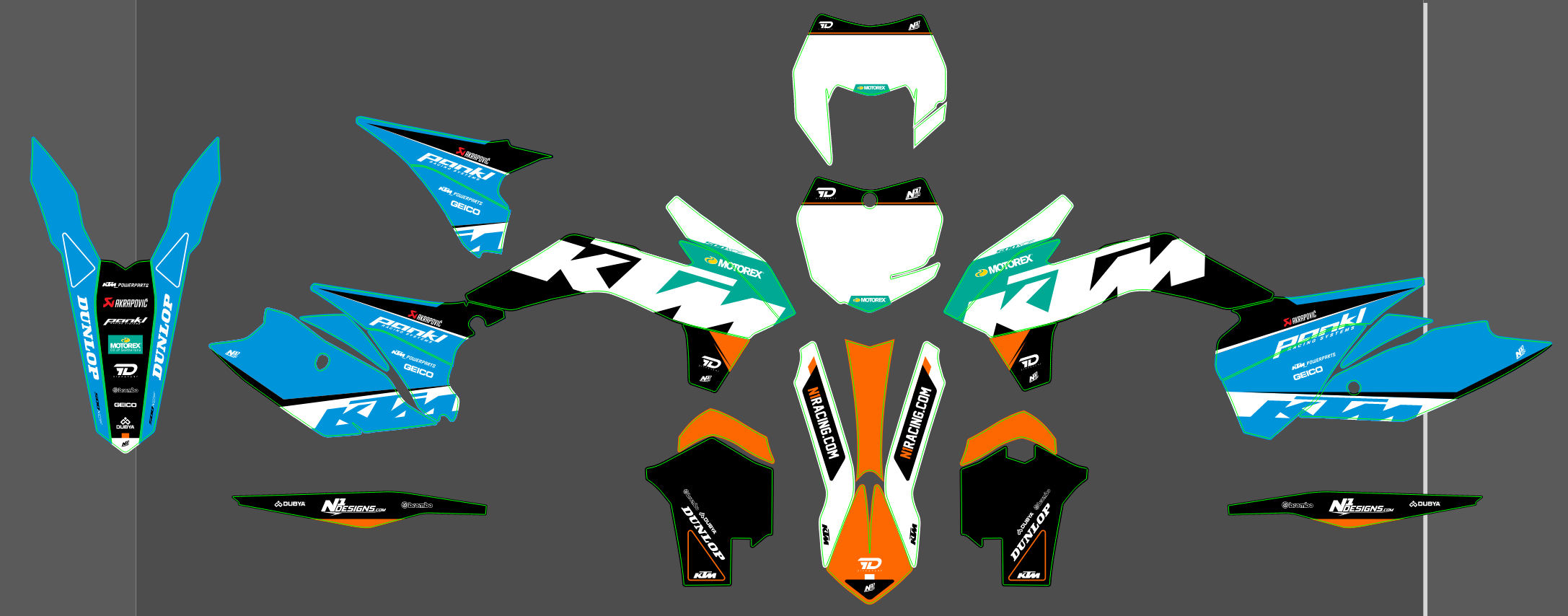 KTM EXC 14-16 #80