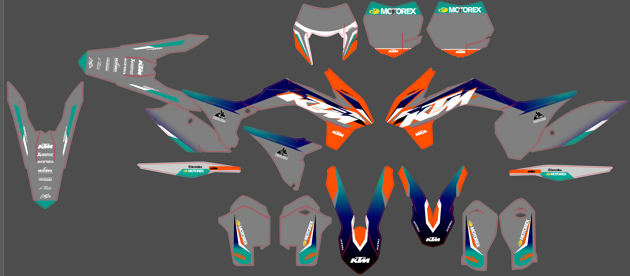 KTM EXC 14-16 #81