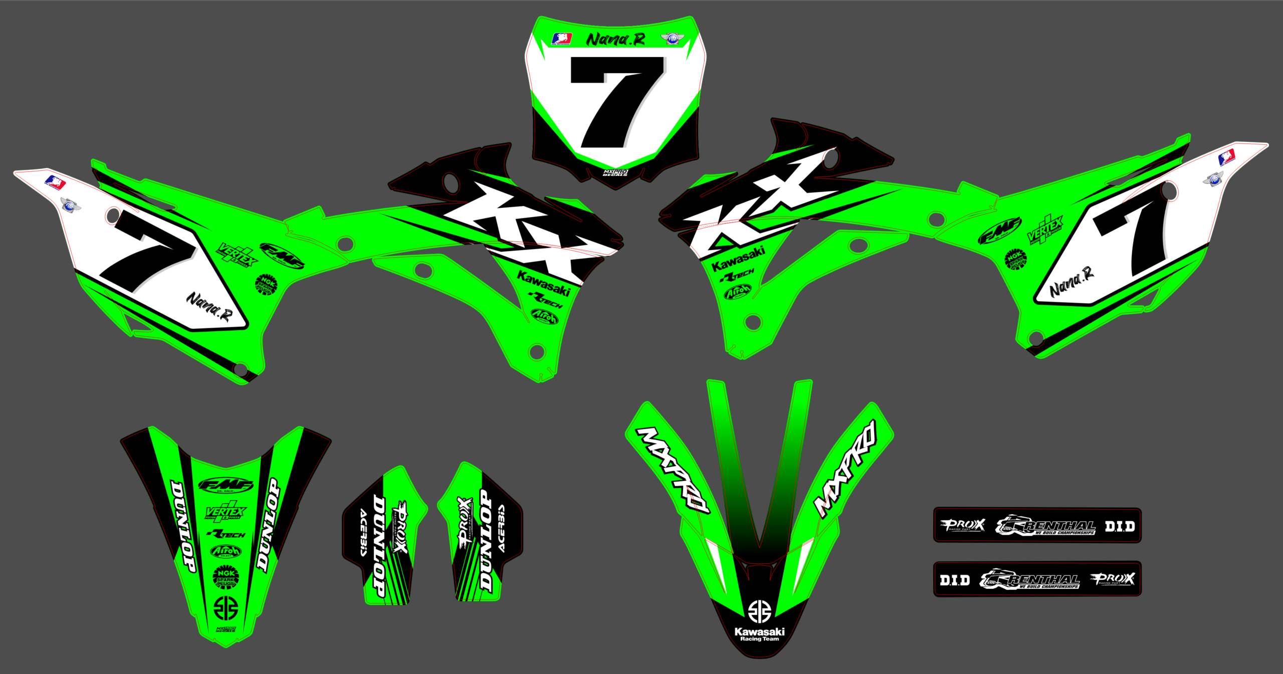 Kawasaki KX 85-100 14-21 #6