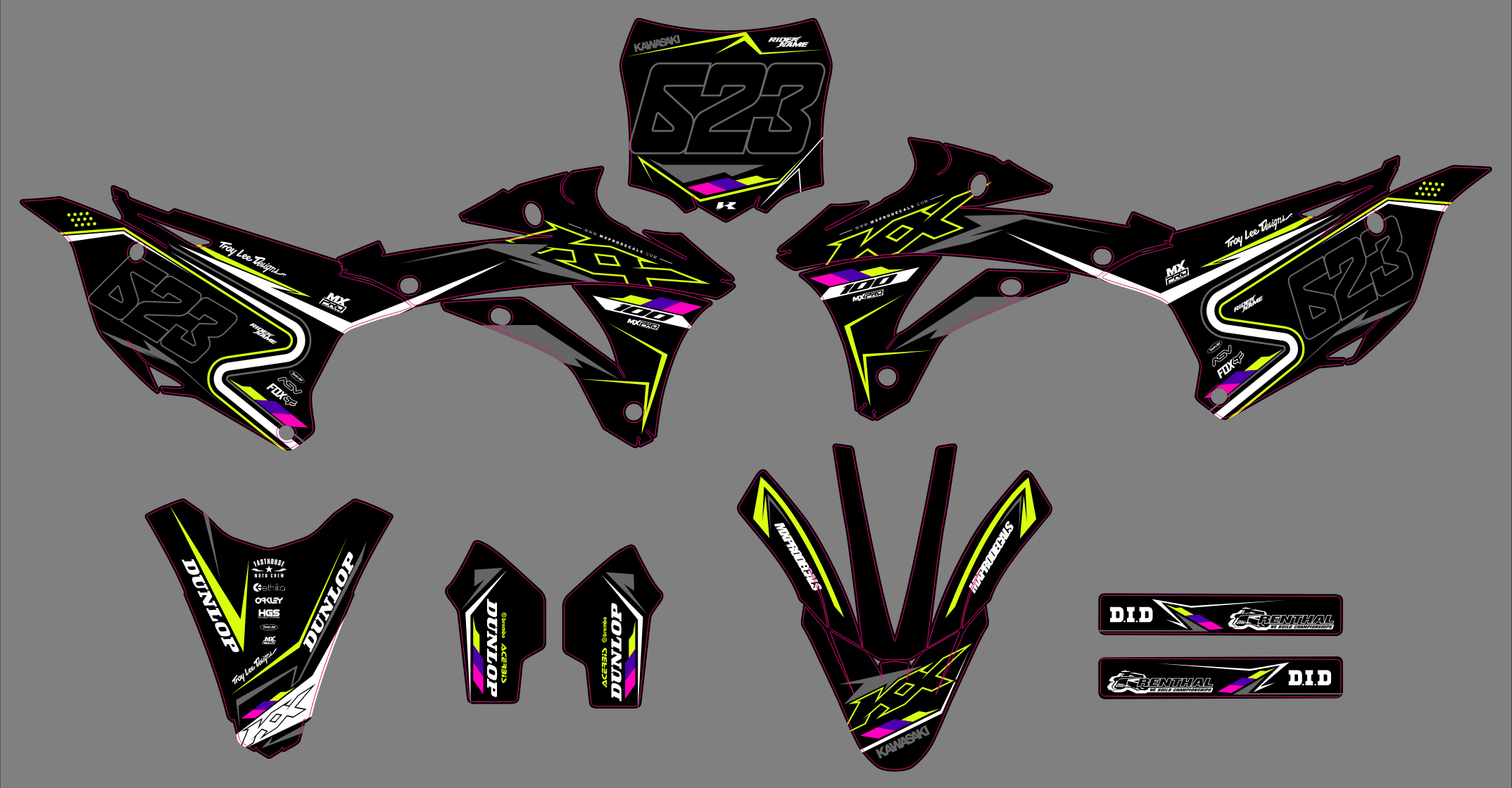 Kawasaki KX 85-100 14-21 #8