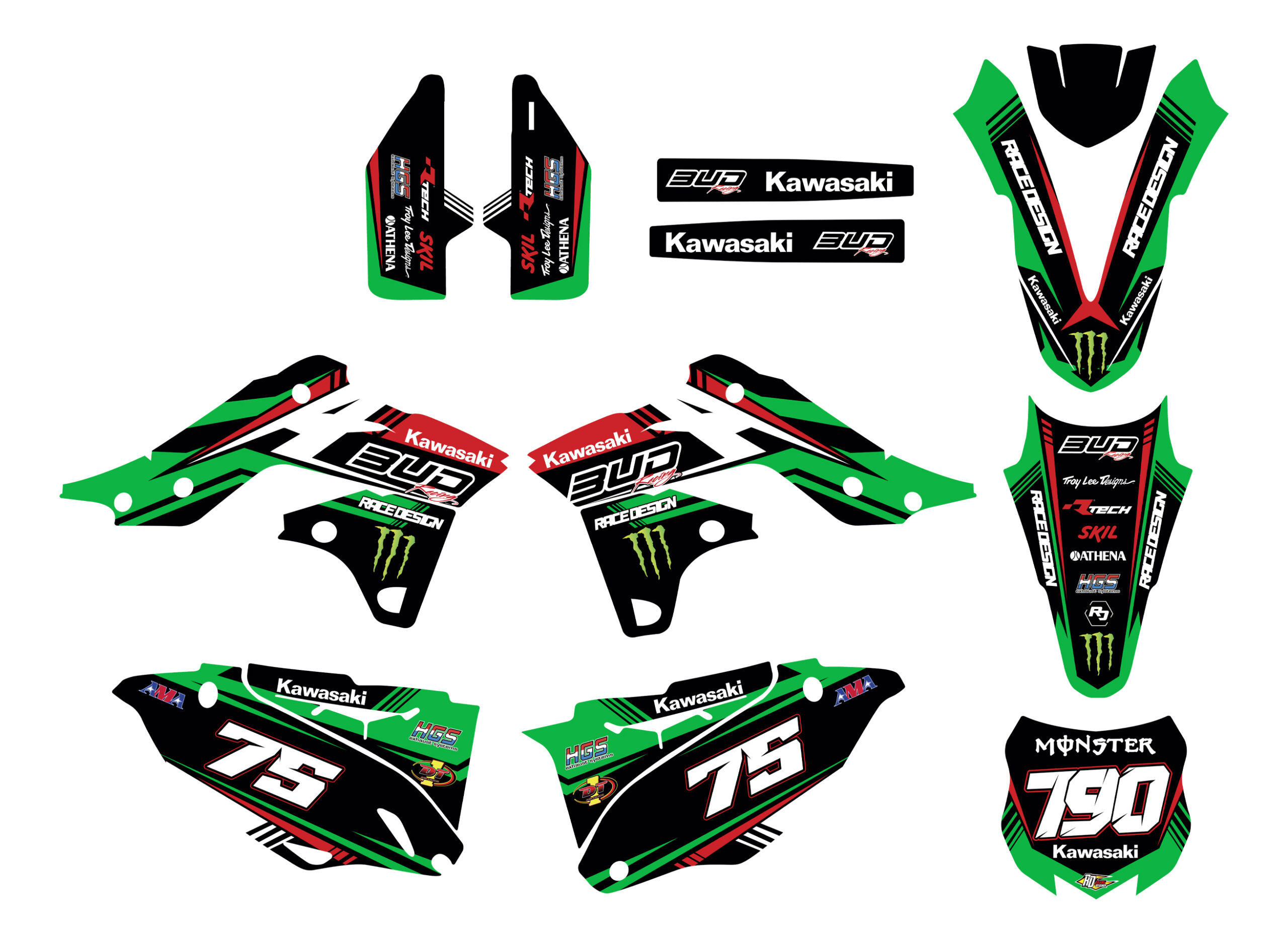 Kawasaki KXF 250 13-16 KXF 450 12-15 #6