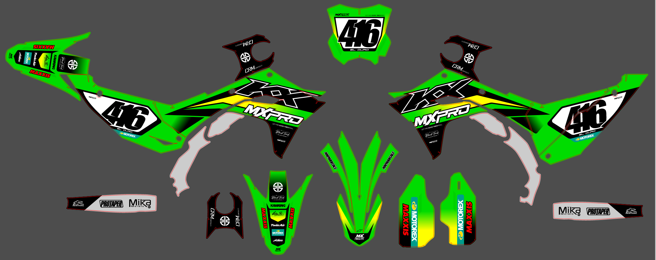 Kawasaki KXF 250 25 KXF 450 24-25 #2