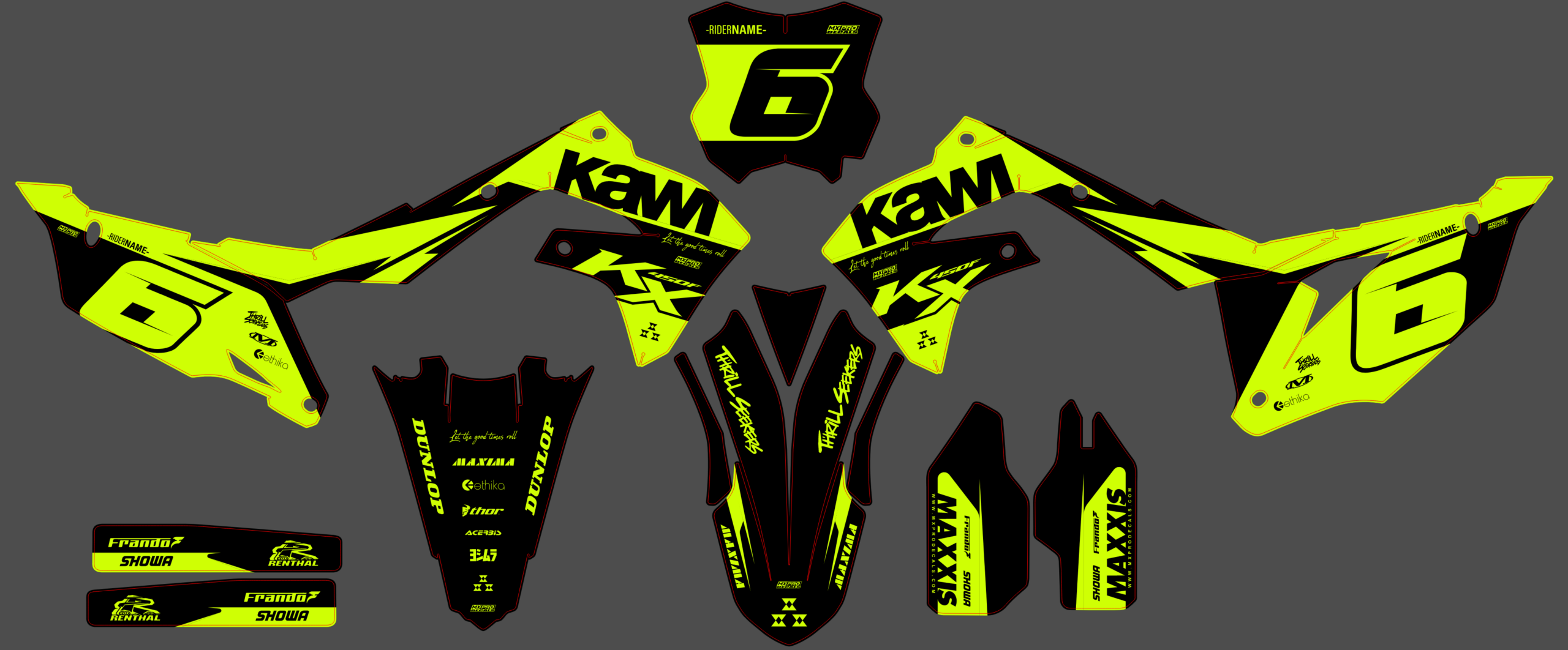 Kawasaki KXF 250 21-24 KXF 450 19-23 #32