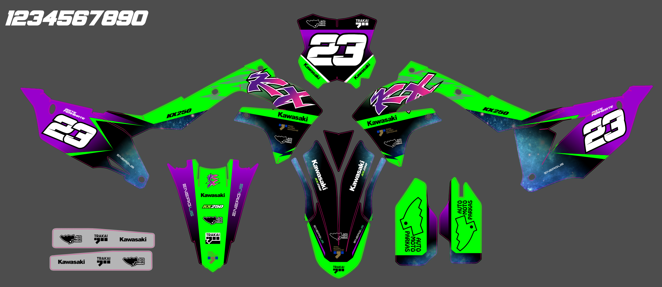 Kawasaki KXF 250 21-24 KXF 450 19-23 #41