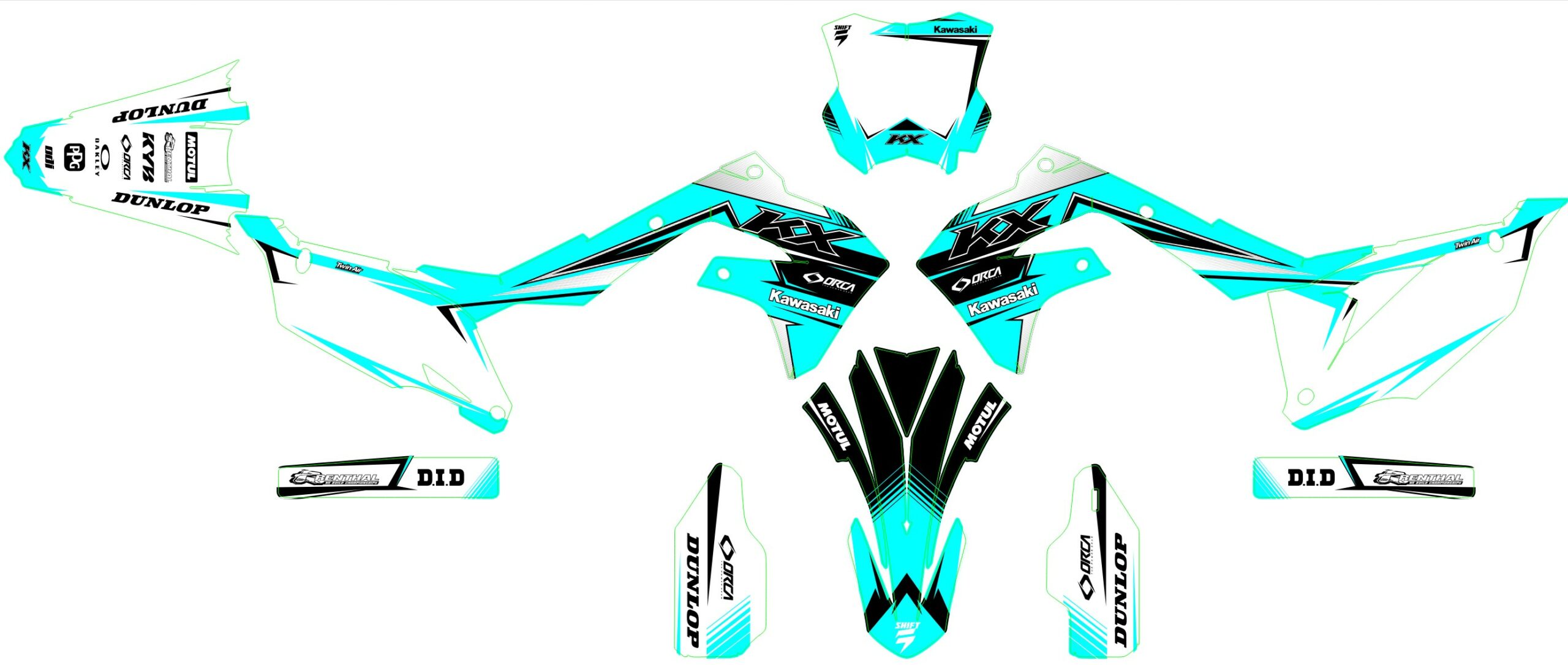 Kawasaki KXF 250 21-24 KXF 450 19-23 #67