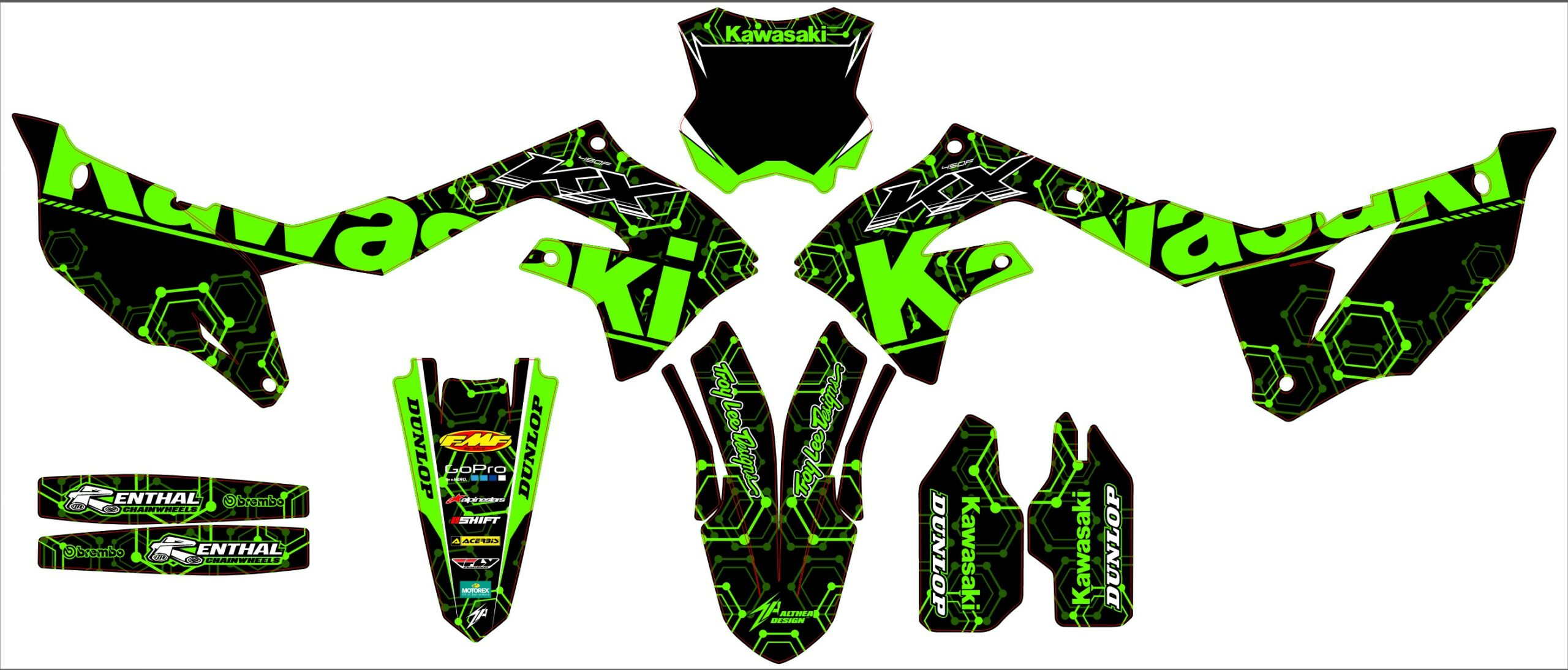Kawasaki KXF 250 21-24 KXF 450 19-23 #79