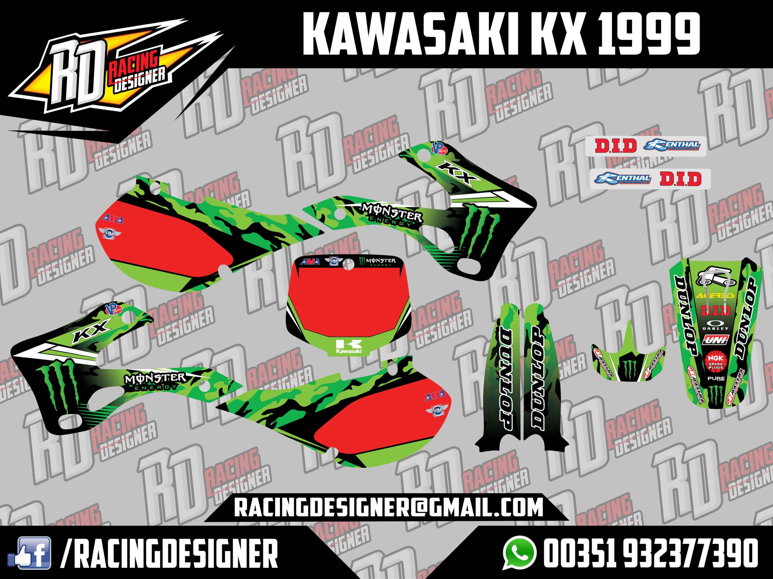 Kawasaki KX 125-250 1999-02 #1