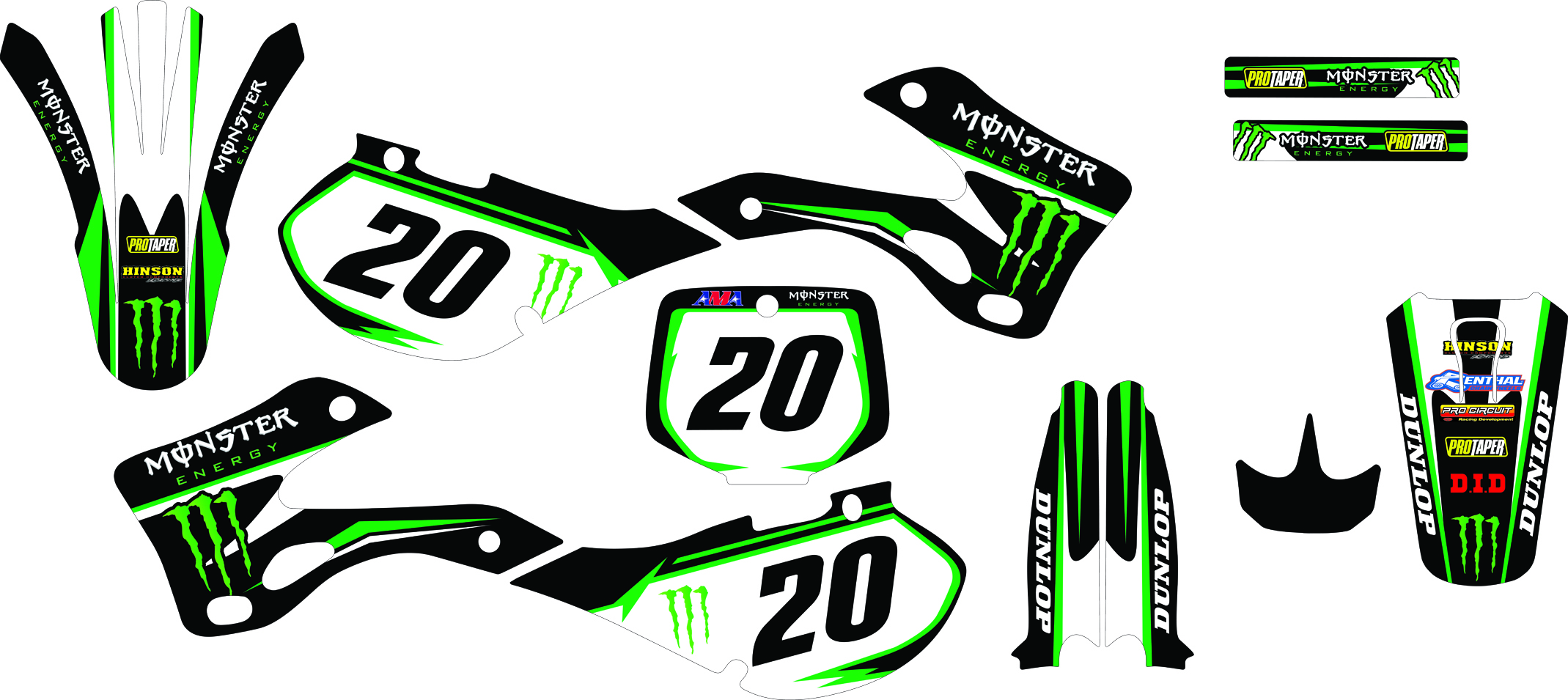 Kawasaki KX 125-250 1999-02 #3