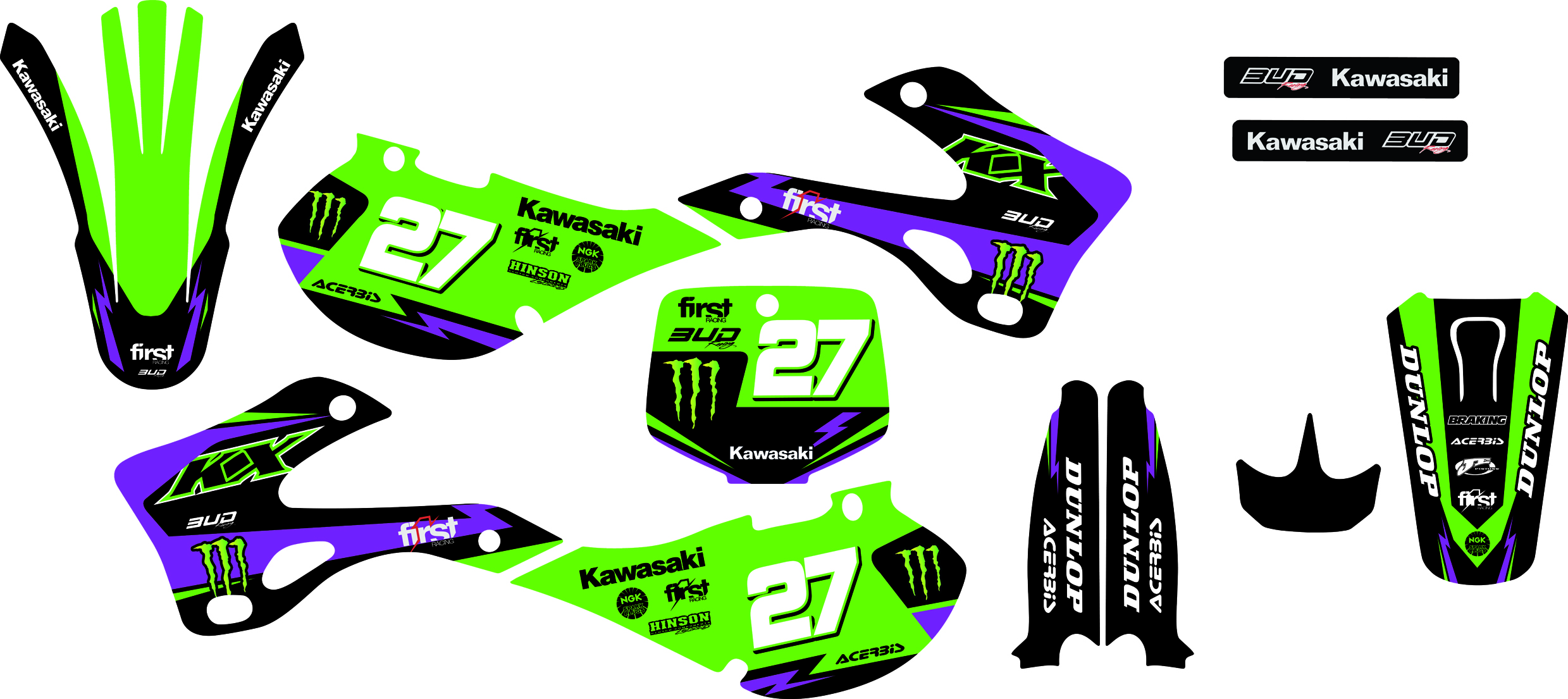 Kawasaki KX 125-250 1999-02 #4