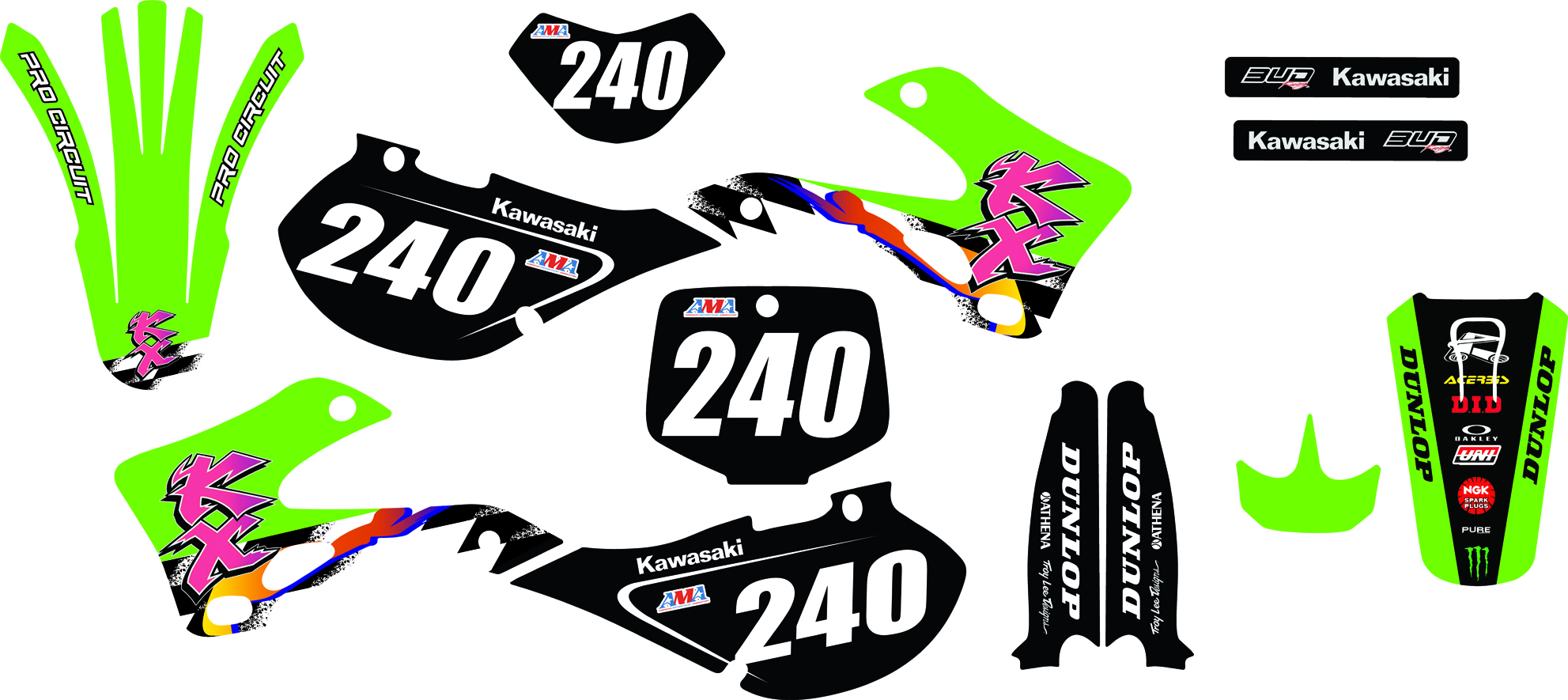 Kawasaki KX 125-250 1999-02 #5