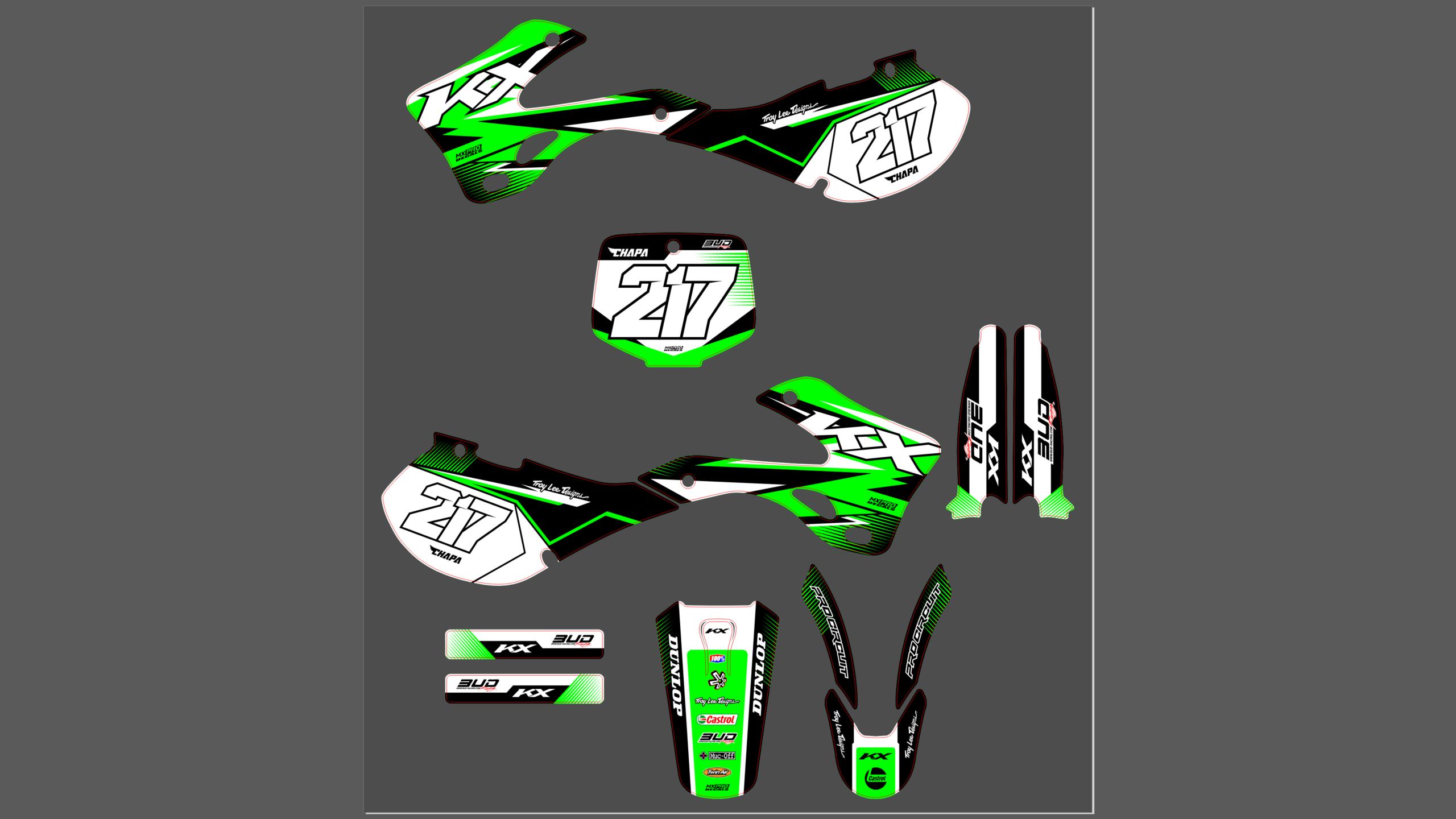 Kawasaki KX 125-250 1999-02 #6