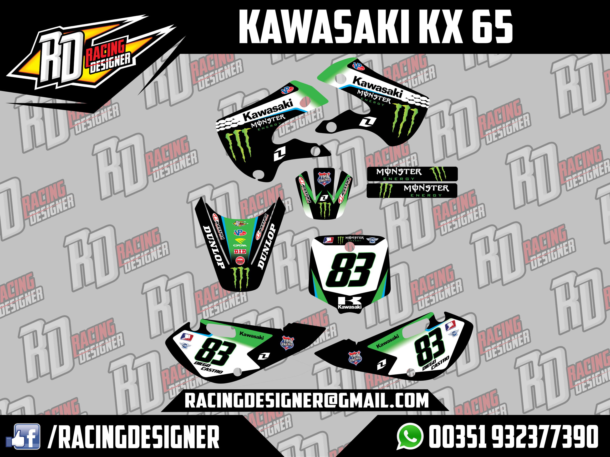 Kawasaki KX 65 00-24 #2