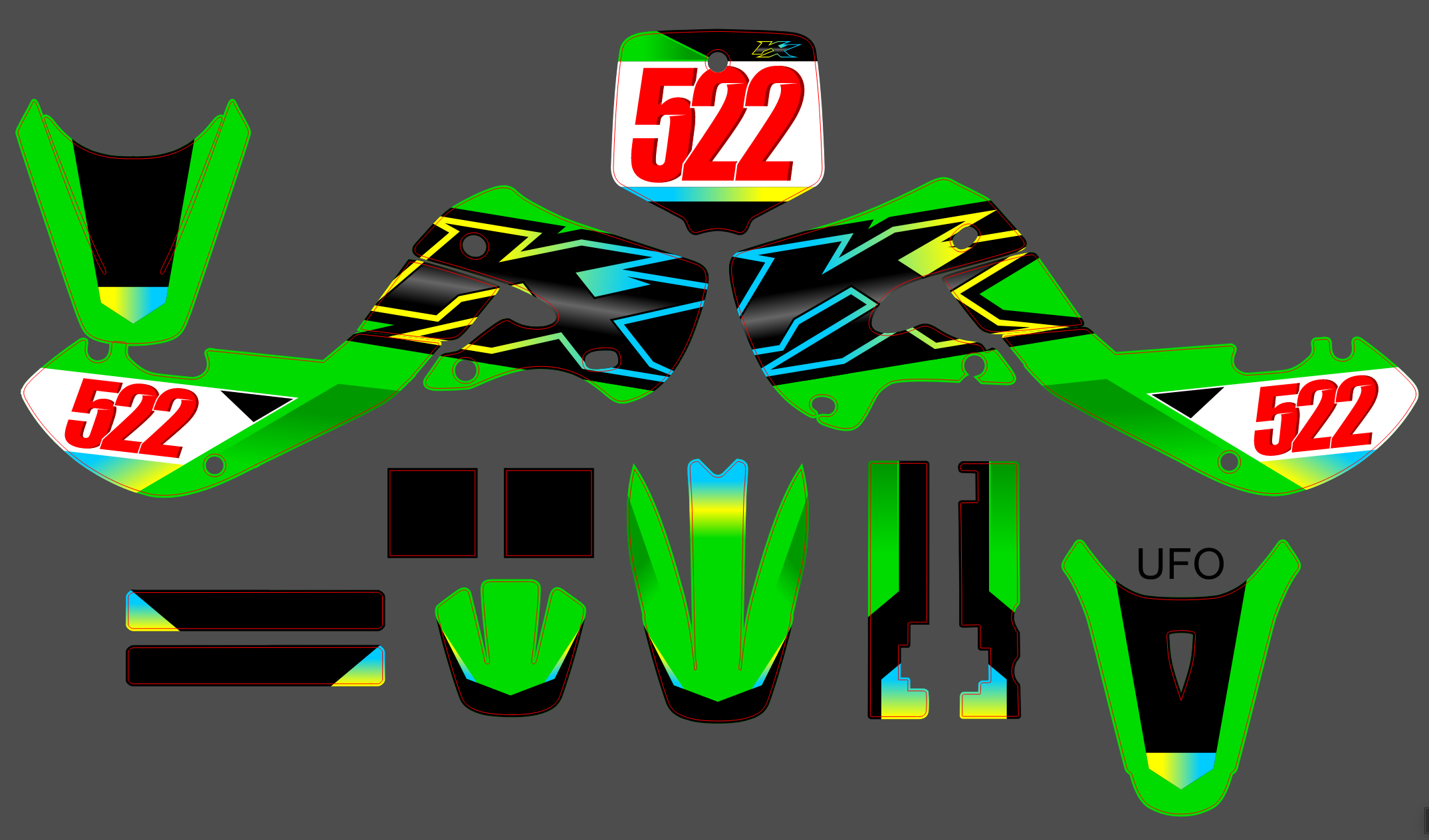 Kawasaki KX 65 00-24 #8