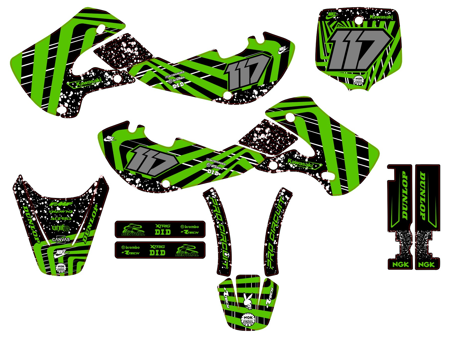 Kawasaki KX 65 00-24 #9