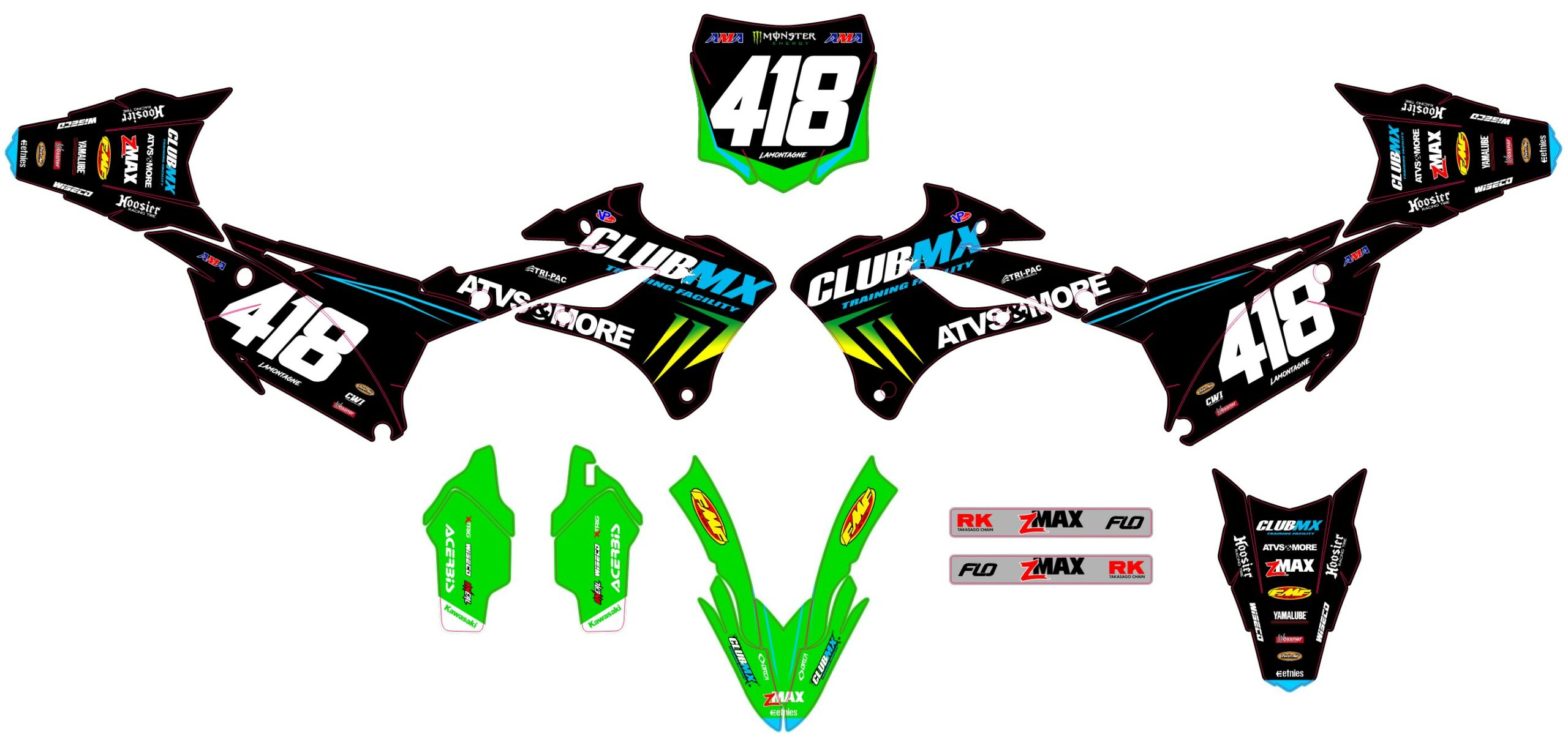 Kawasaki KX 85-100 22-24 #1