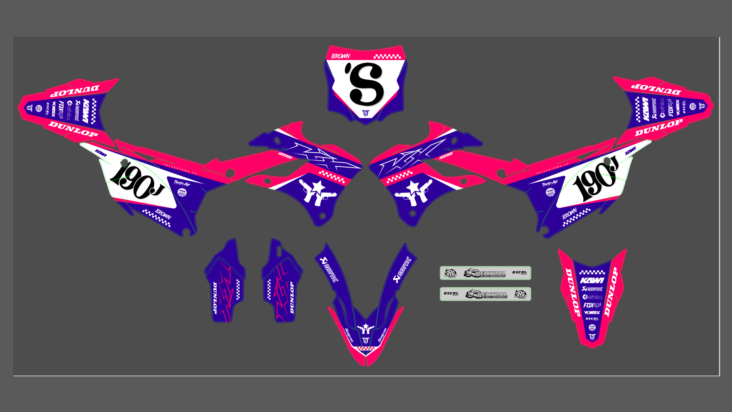 Kawasaki KX 85-100 22-24 #11