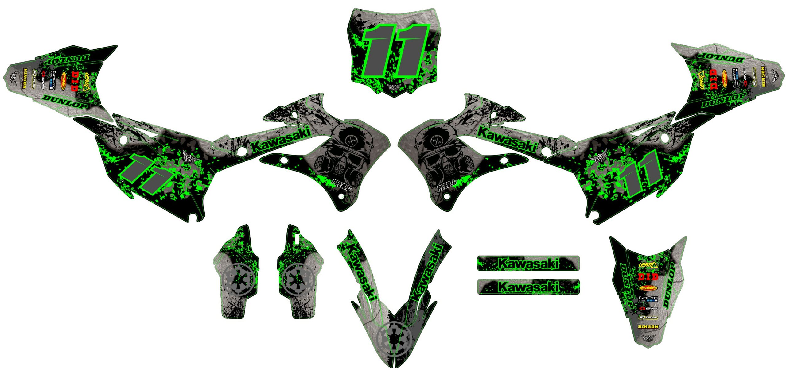 Kawasaki KX 85-100 22-24 #2