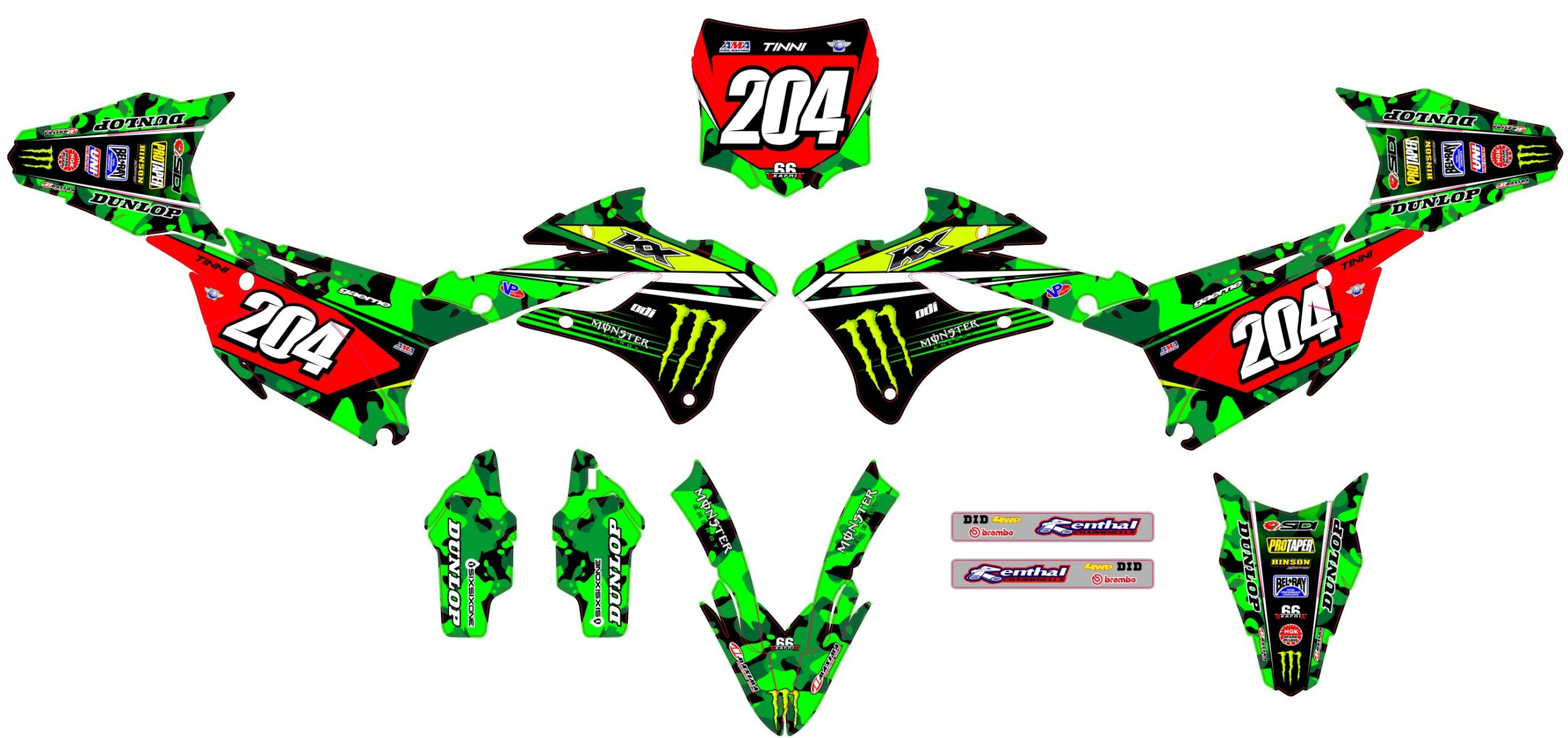 Kawasaki KX 85-100 22-24 #3