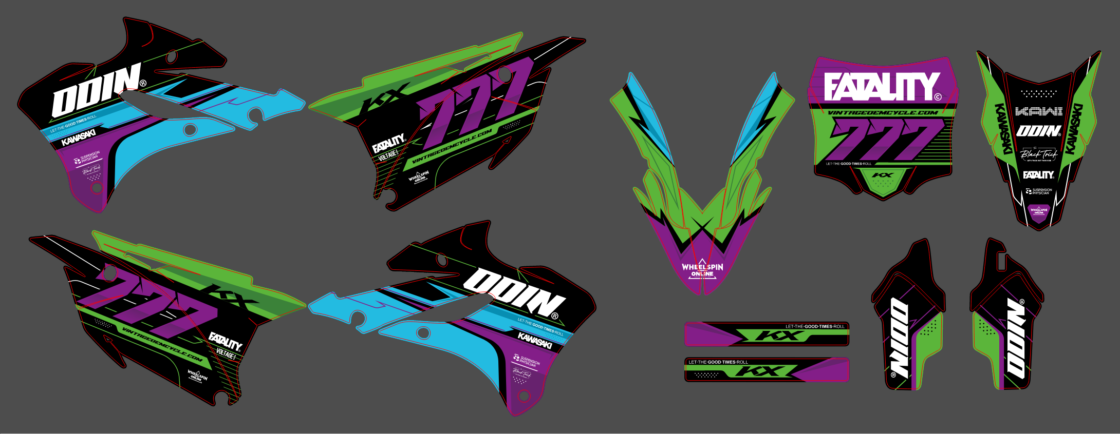 Kawasaki KX 85-100 22-24 #4