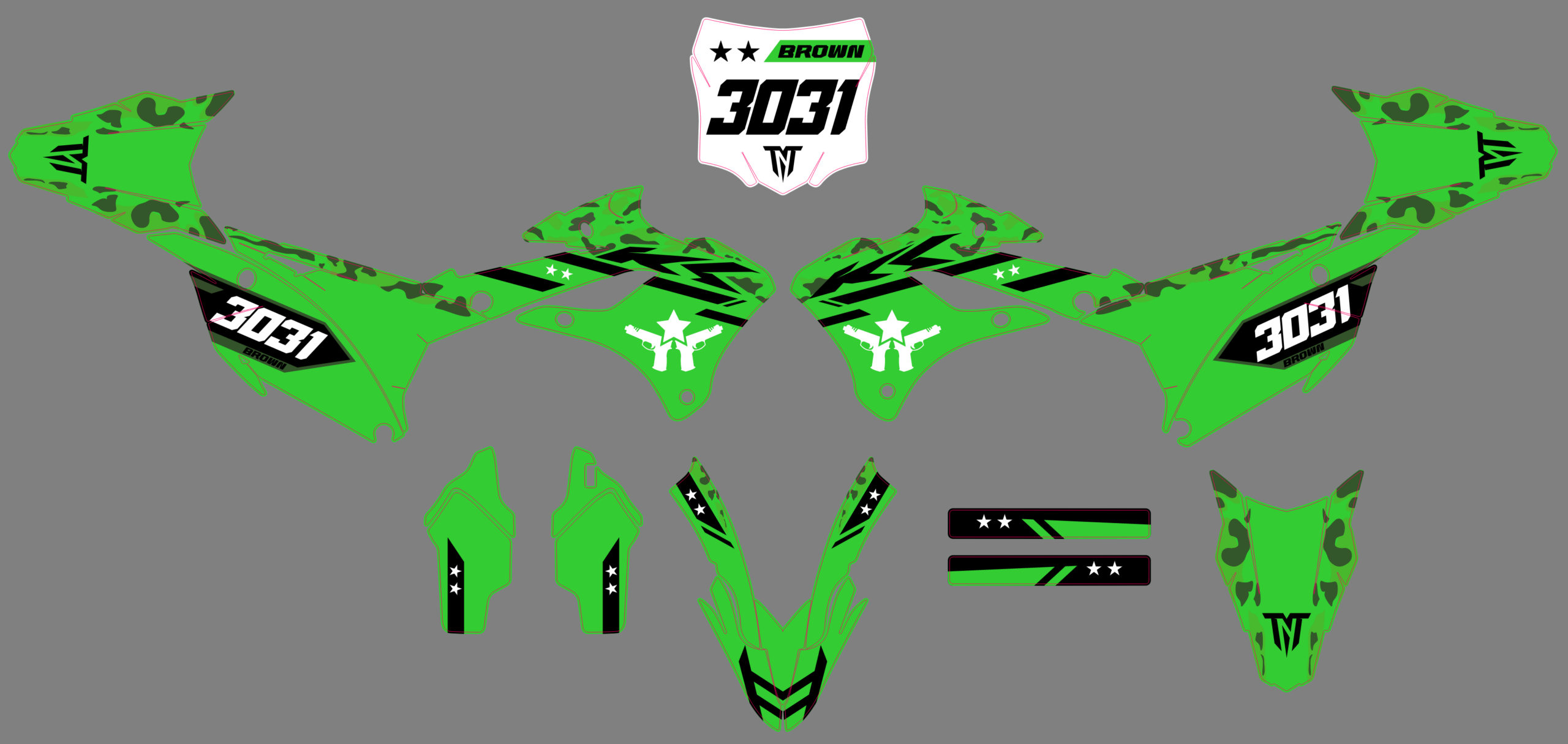 Kawasaki KX 85-100 22-24 #6