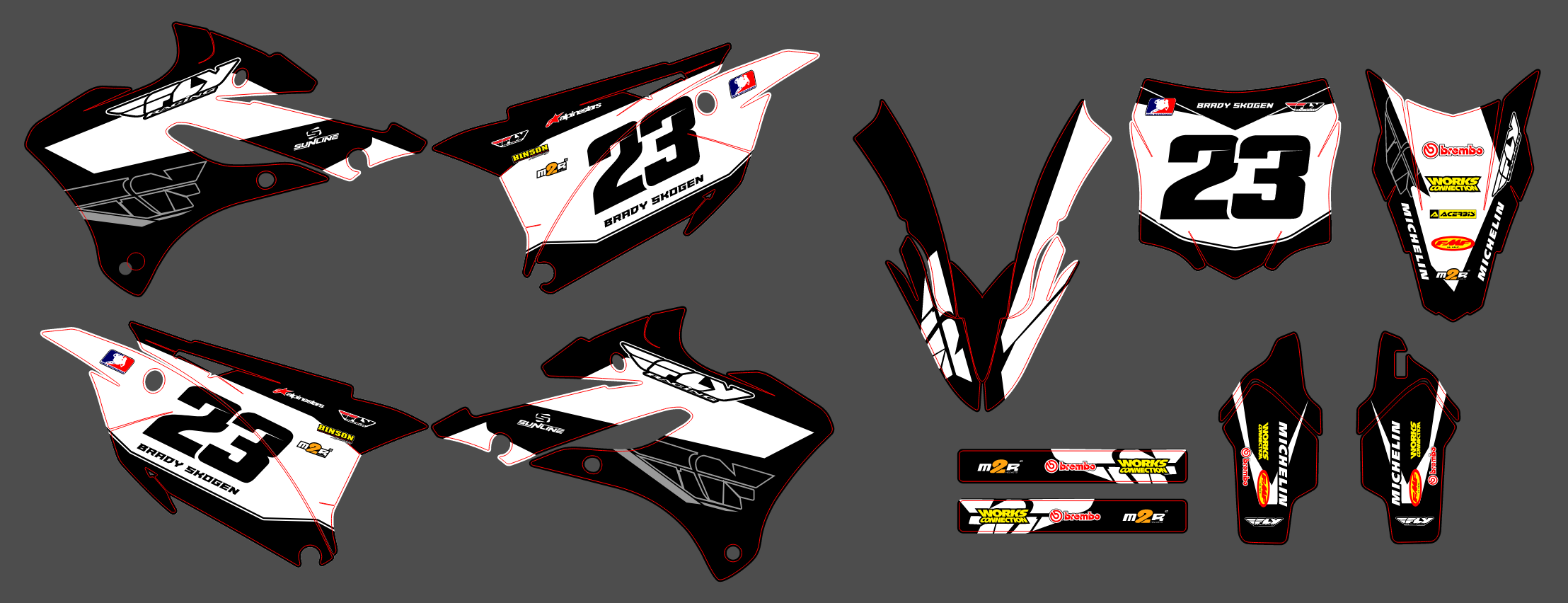 Kawasaki KX 85-100 22-24 #7