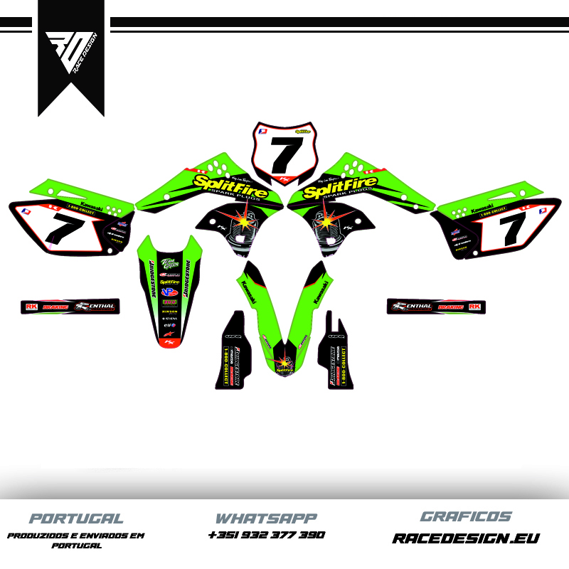 Kawasaki KXF 250 06-08 #12