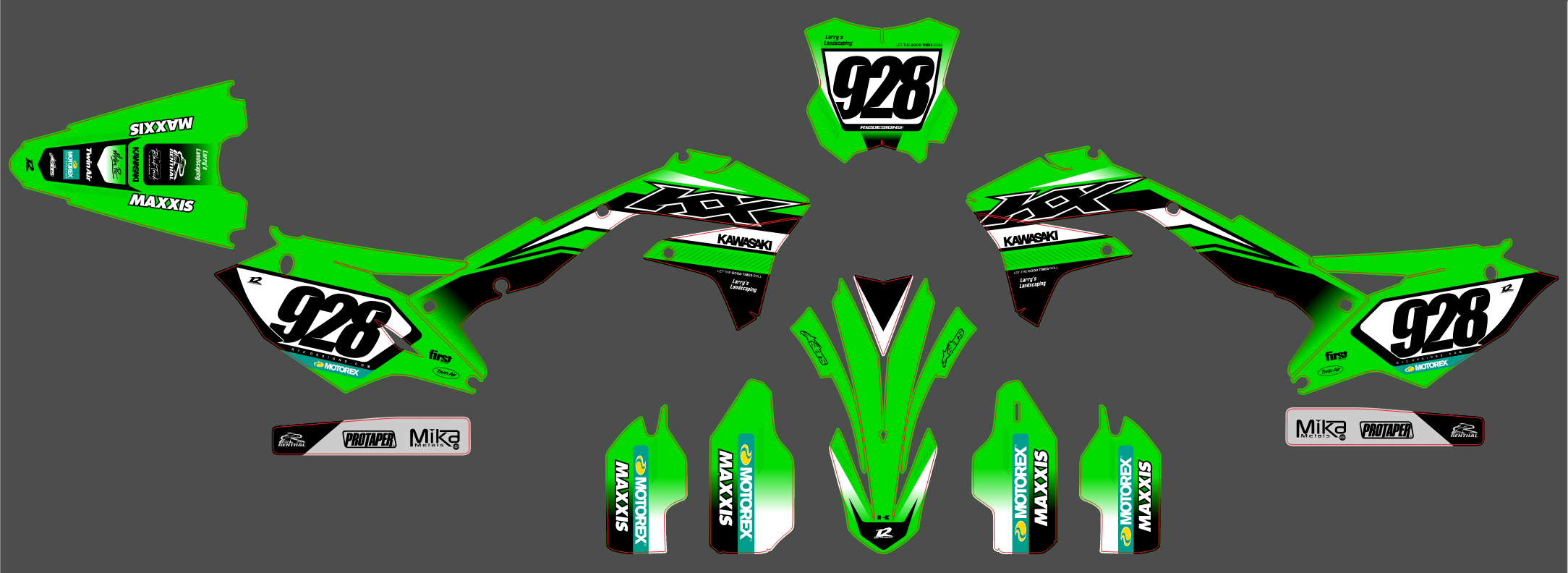 Kawasaki KXF 250 17-20 KXF 450 16-18 #19
