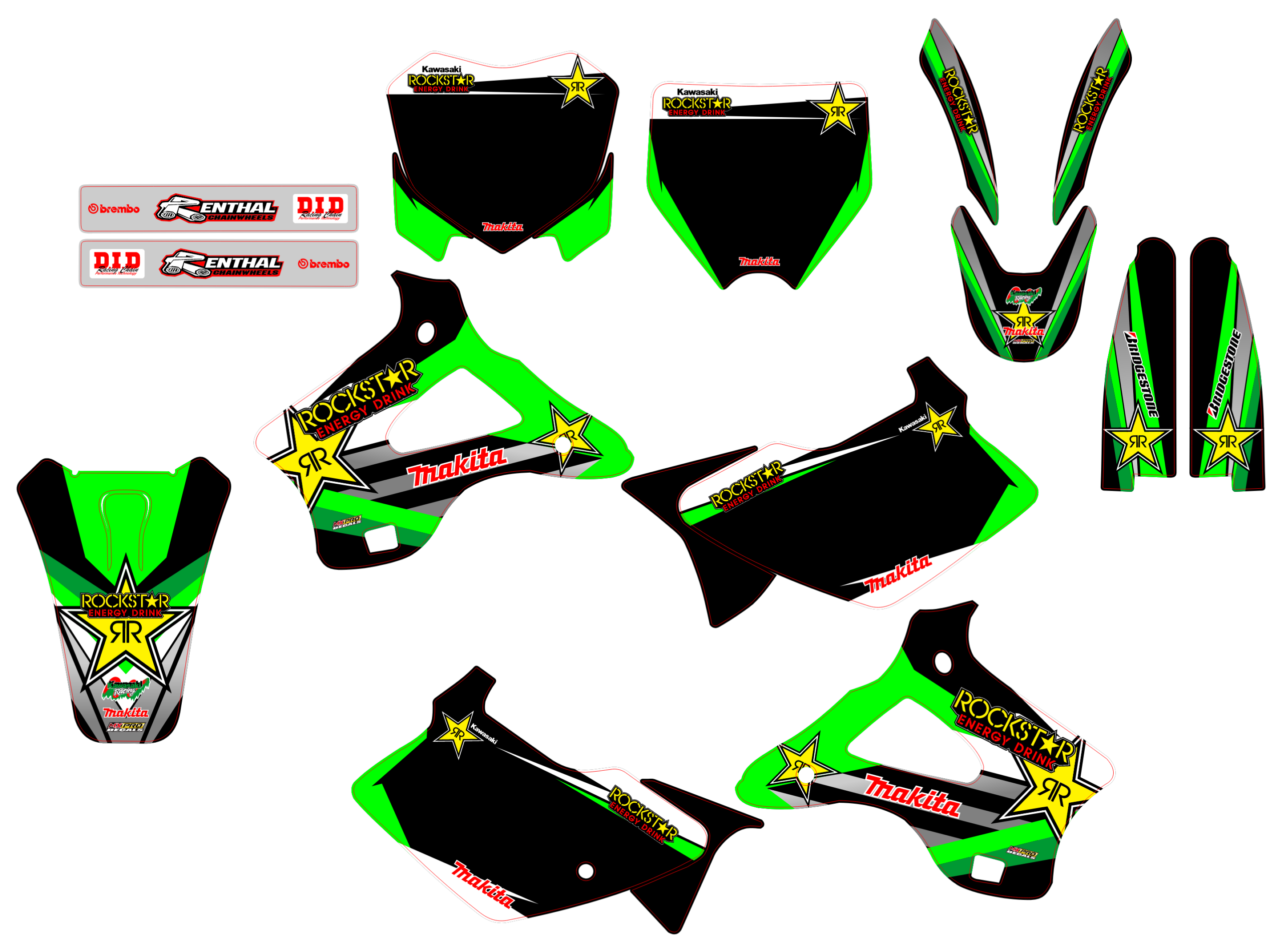 Kawasaki KX 125-250 1994-98 #4